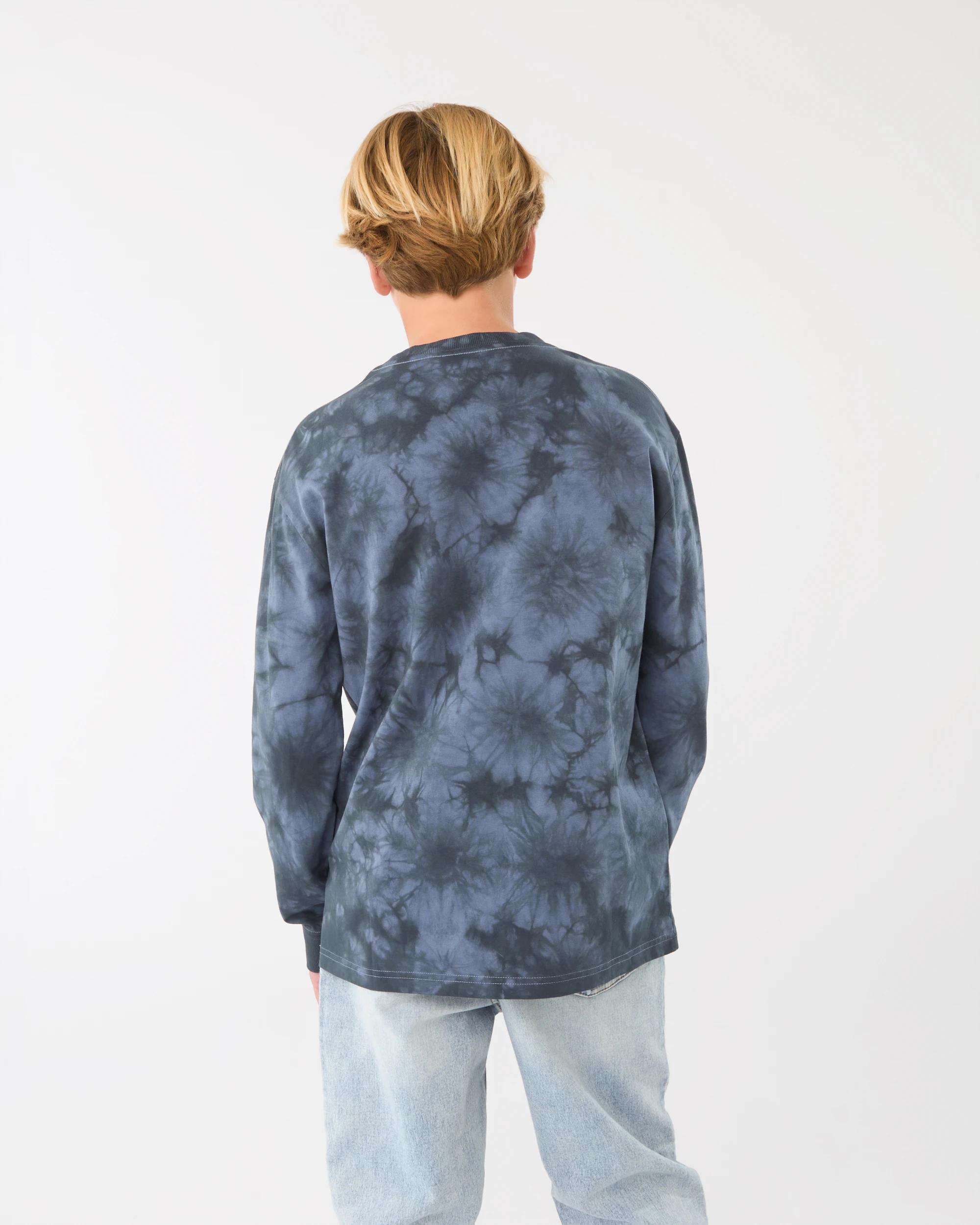 2 Long Sleeve Graphic T-shirt Blu Slogan, 2 of 8