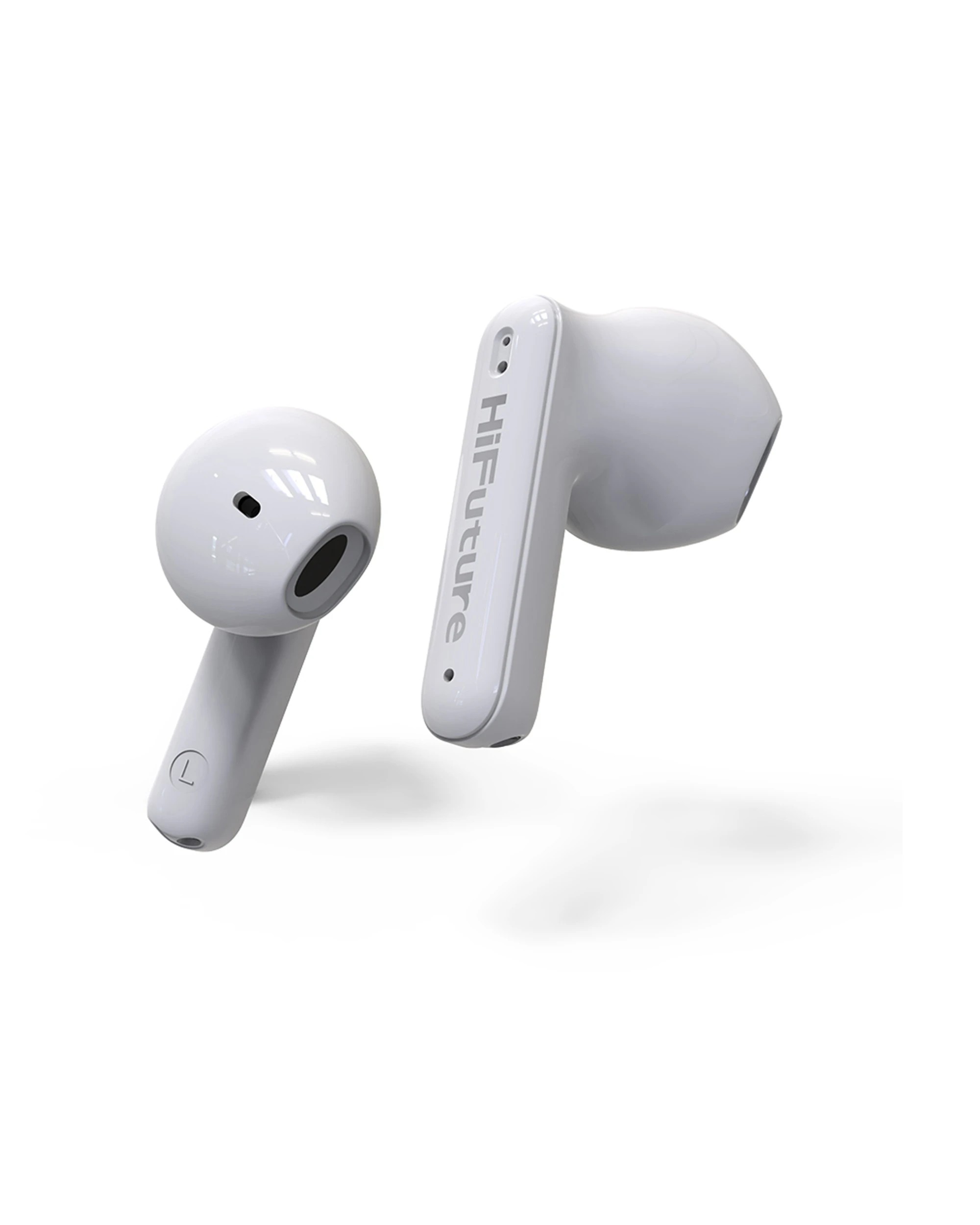 5 Hifuture Colourbuds2 True Wireless Bluetooth Soft Bass Earbuds White Noise Cancelled Earbuds - White, 5 of 9
