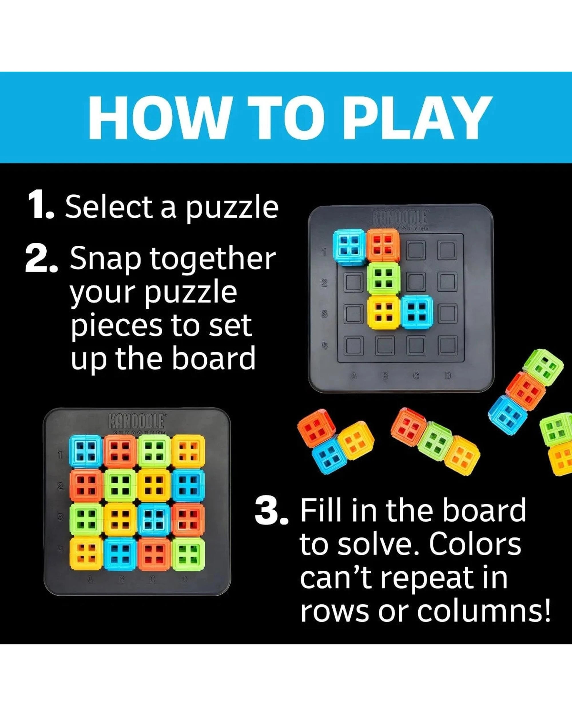 5 Kanoodle SudoQube Puzzle Game, 5 of 5