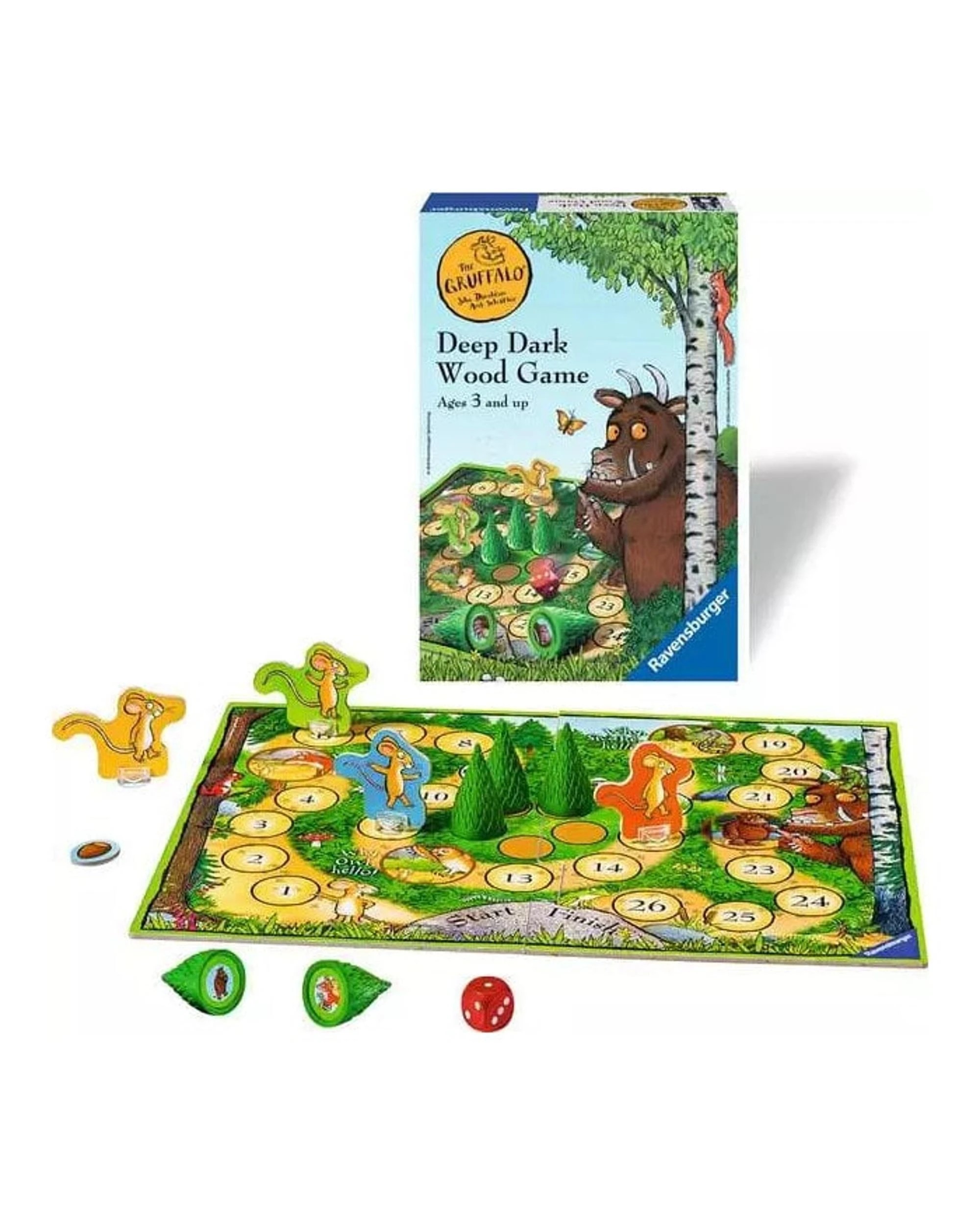2 Ravensburger The Gruffalo Deep Dark Wood Board Game, 2 of 3