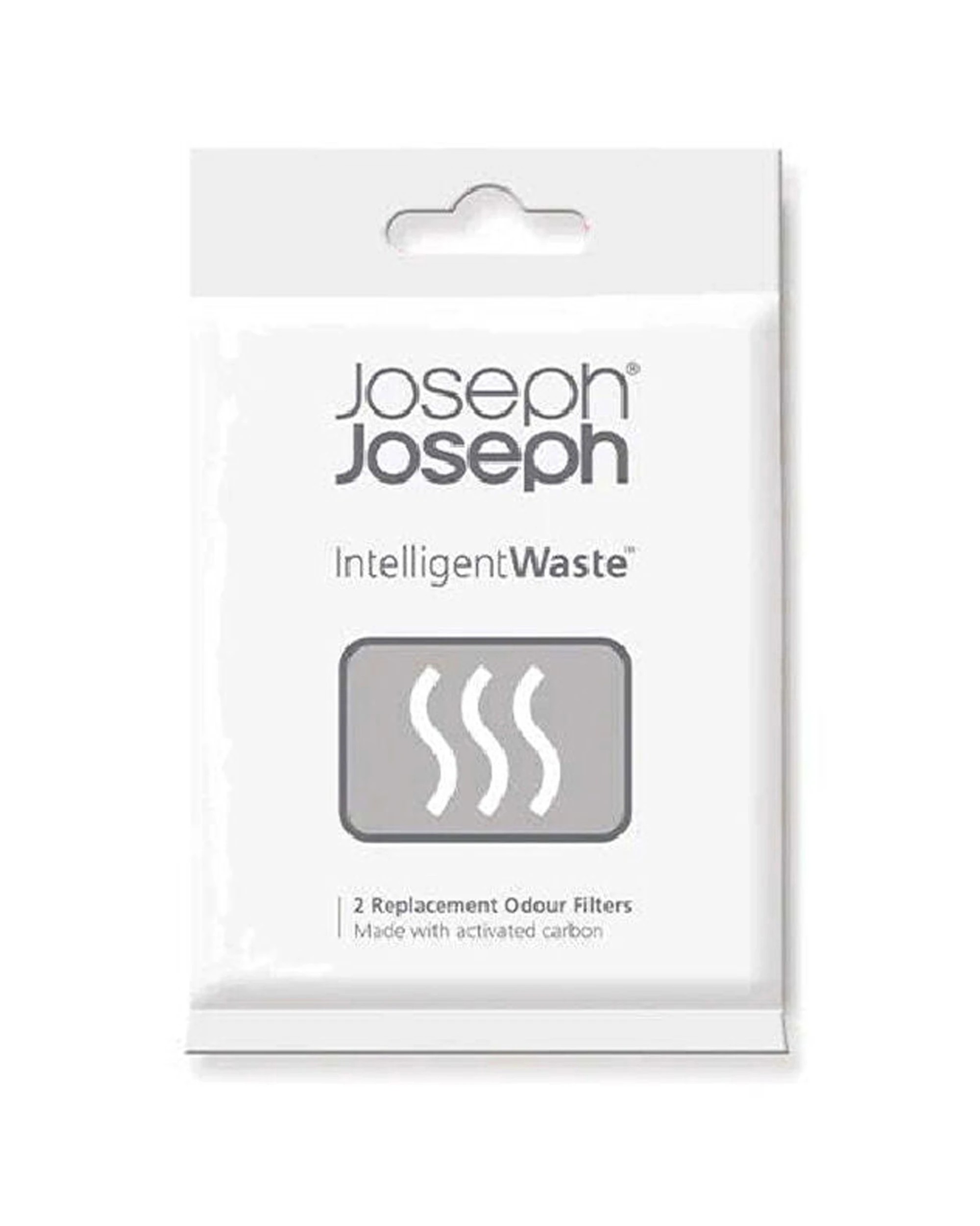 2 Joseph Joseph 2PK 9.5cm Replacement Odour Filter Activated Carbon For Bins - Black, 2 of 3