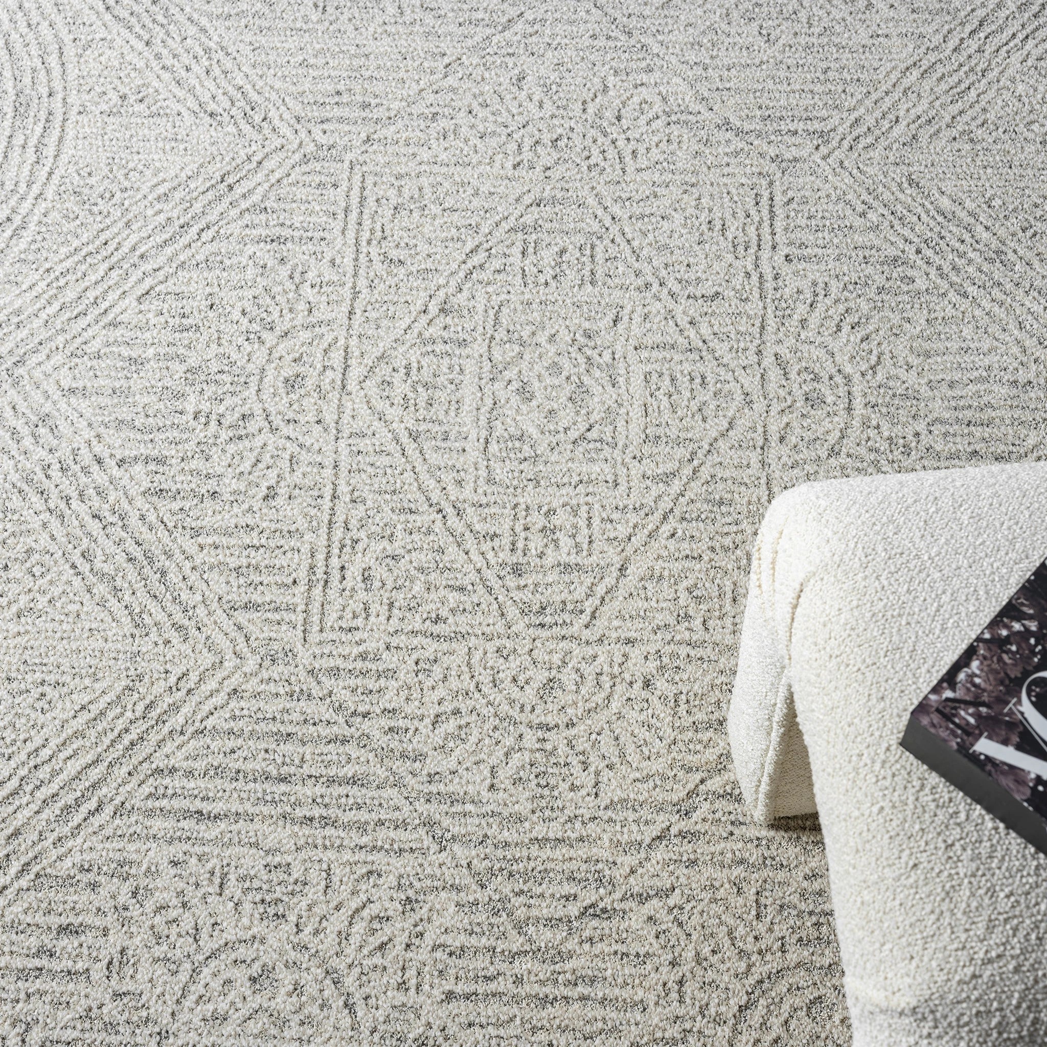 3 La Grace Home Galvin Premium Rug - 300x400cm - Stone, 3 of 10
