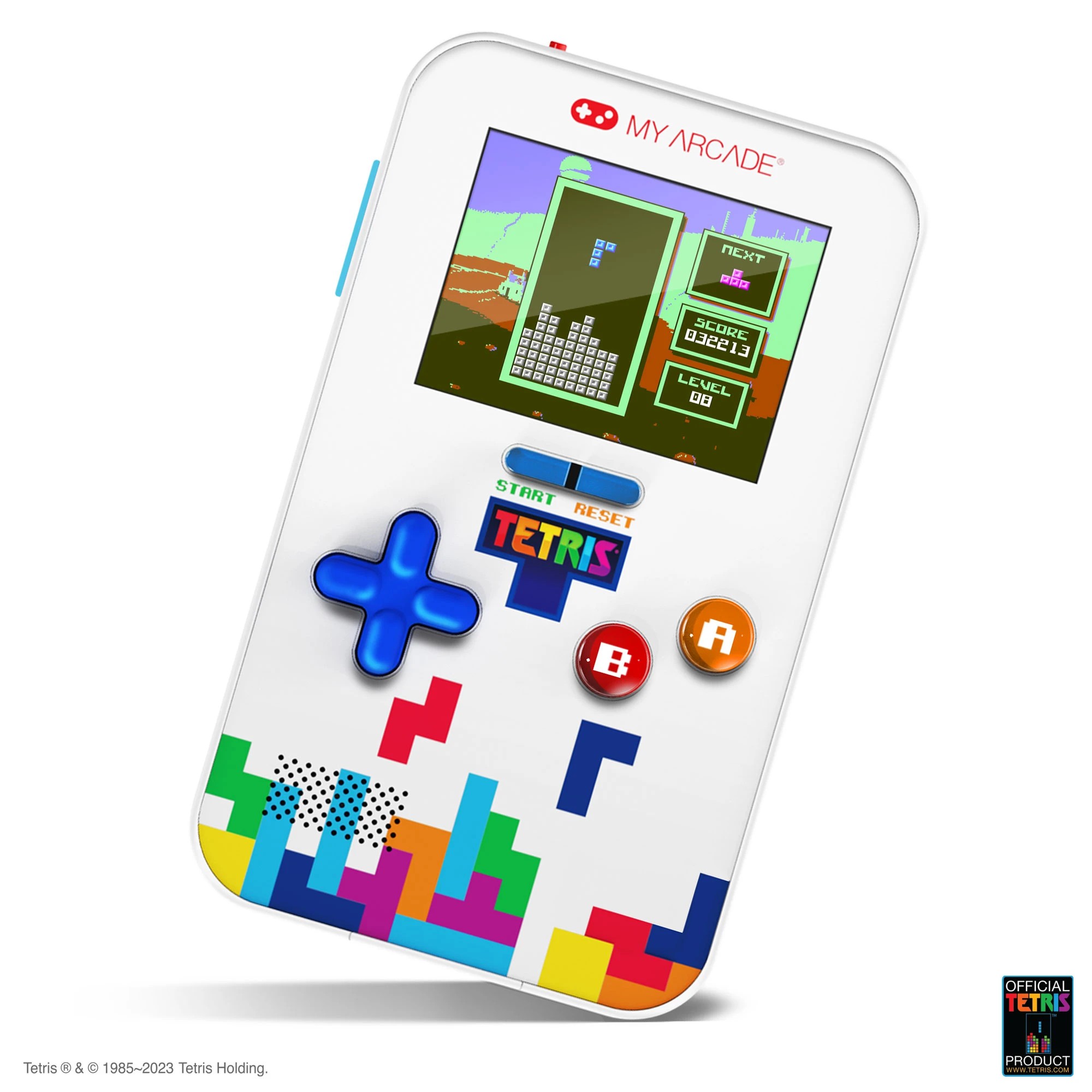 10 My Arcade Tetris Go Gamer - Portable Gaming System - White, 10 of 10