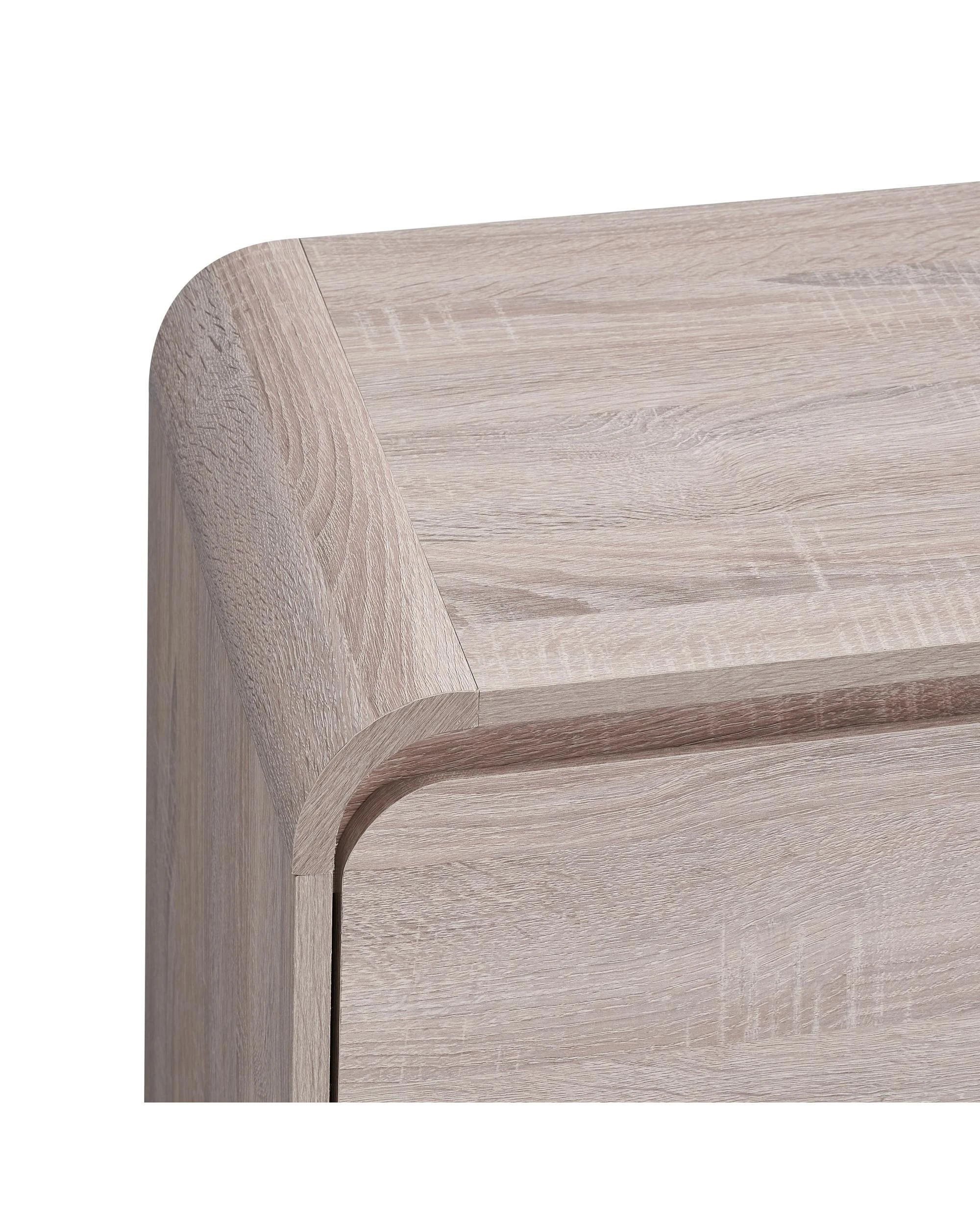 5 Kodu Bedside Unit Nightstand Side Table 1 Drawer Oak - Natural, 5 of 7
