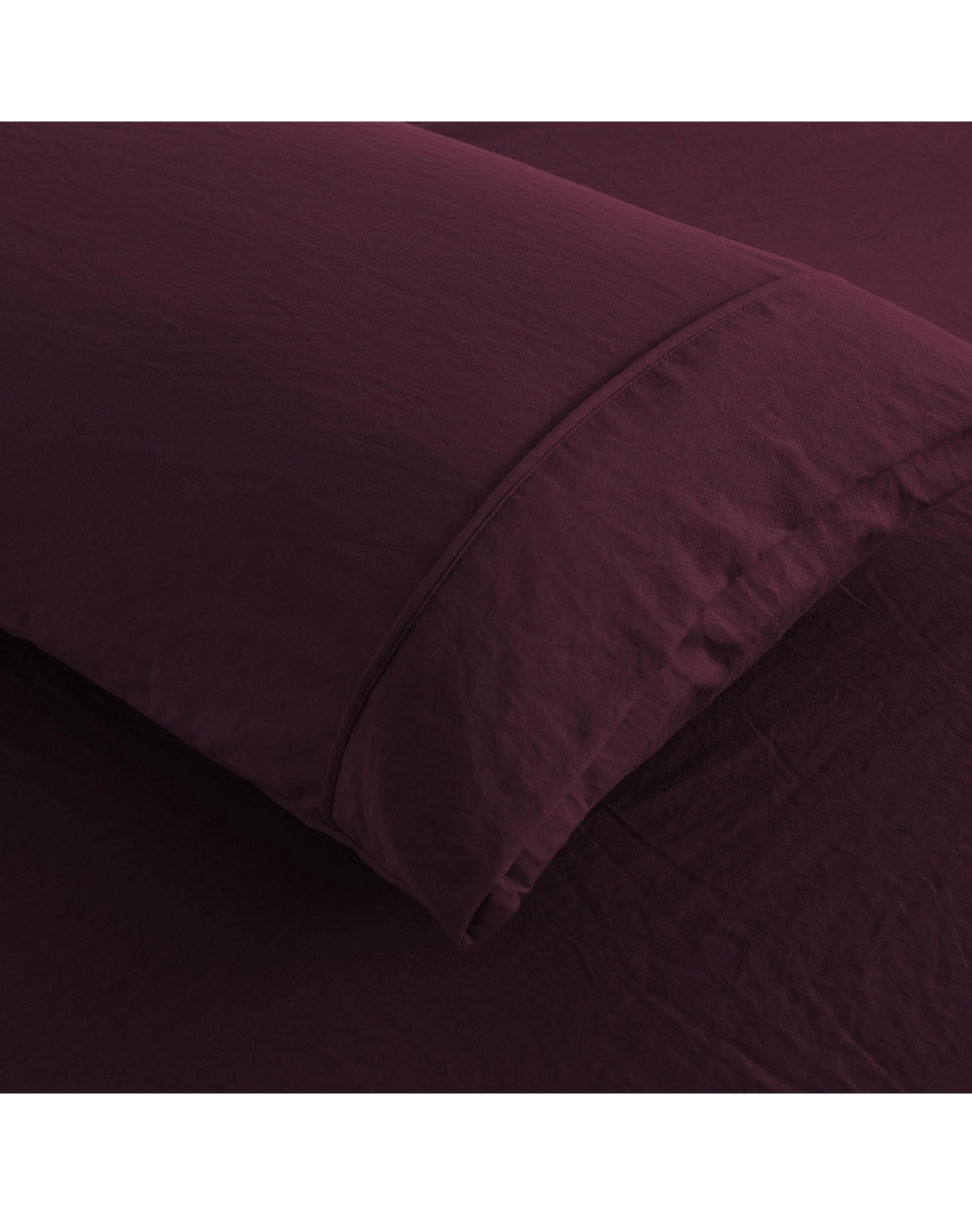 3 Dreamaker Superfine Washed Microfibre Combo Fitted Sheet Set - Super King Bed - Cherry, 3 of 10