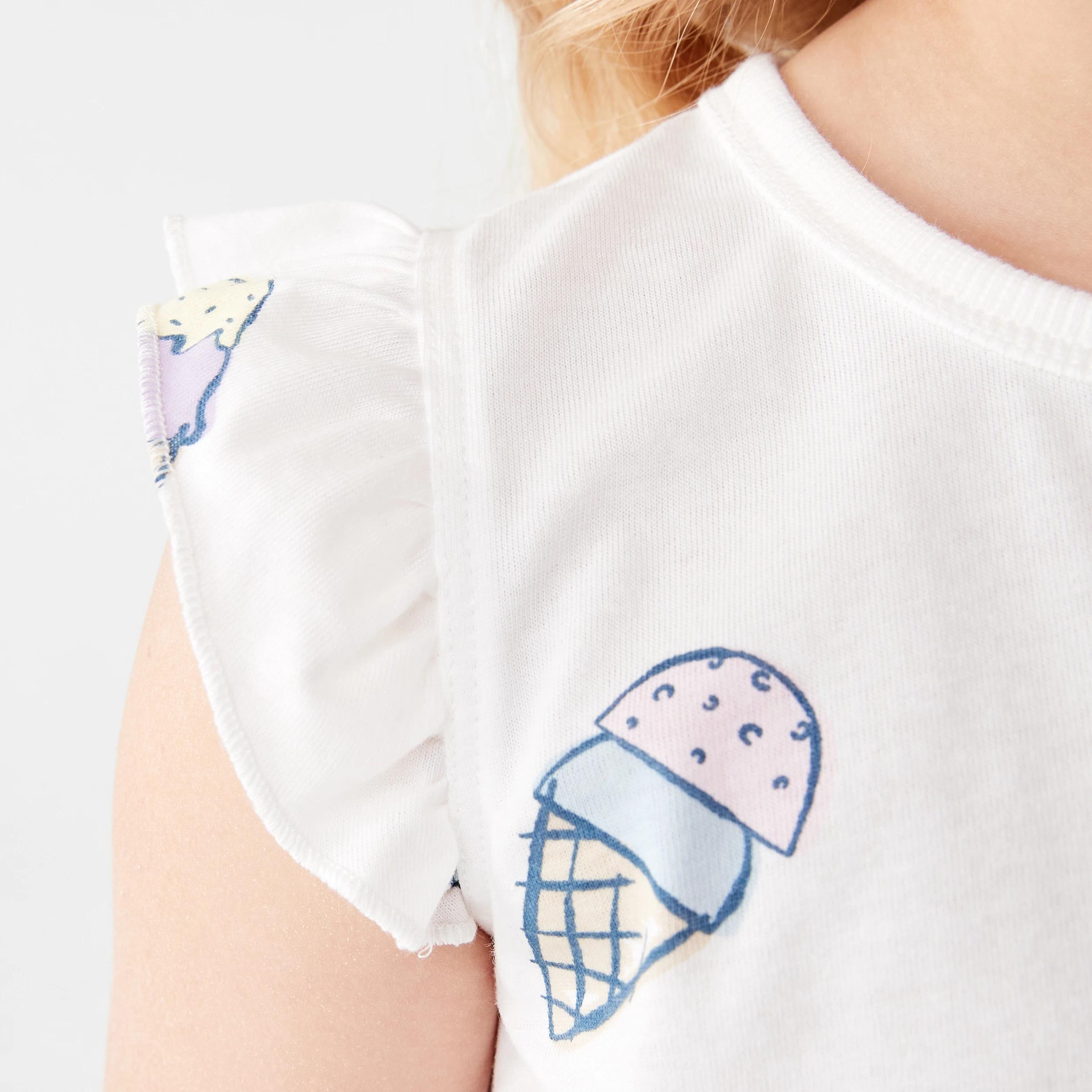 5 Short Sleeve Jersey Pyjama Set ICE CREAMS, 5 of 8