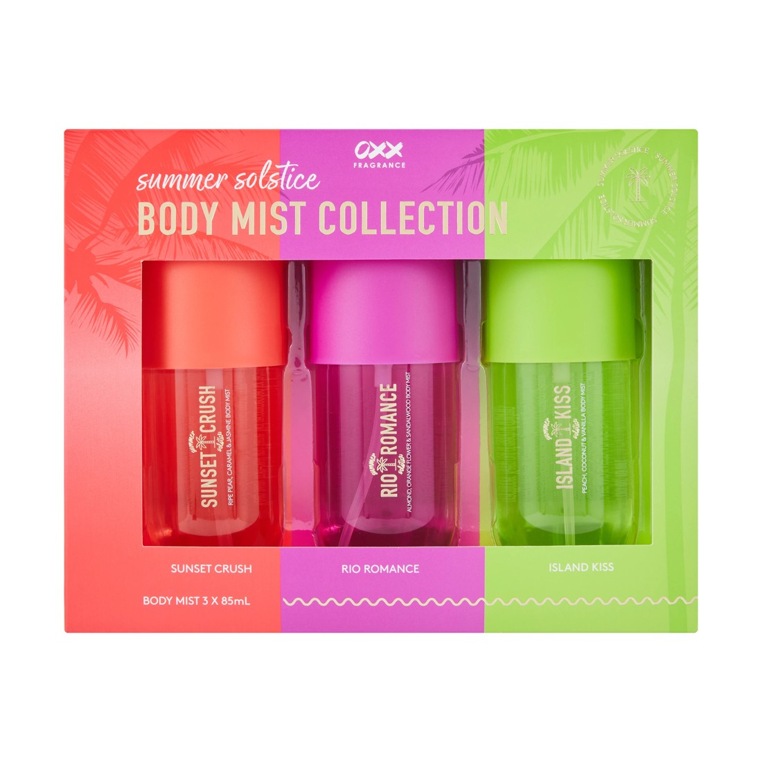 1 OXX Fragrance Summer Solstice Body Mist Collection, 1 of 6