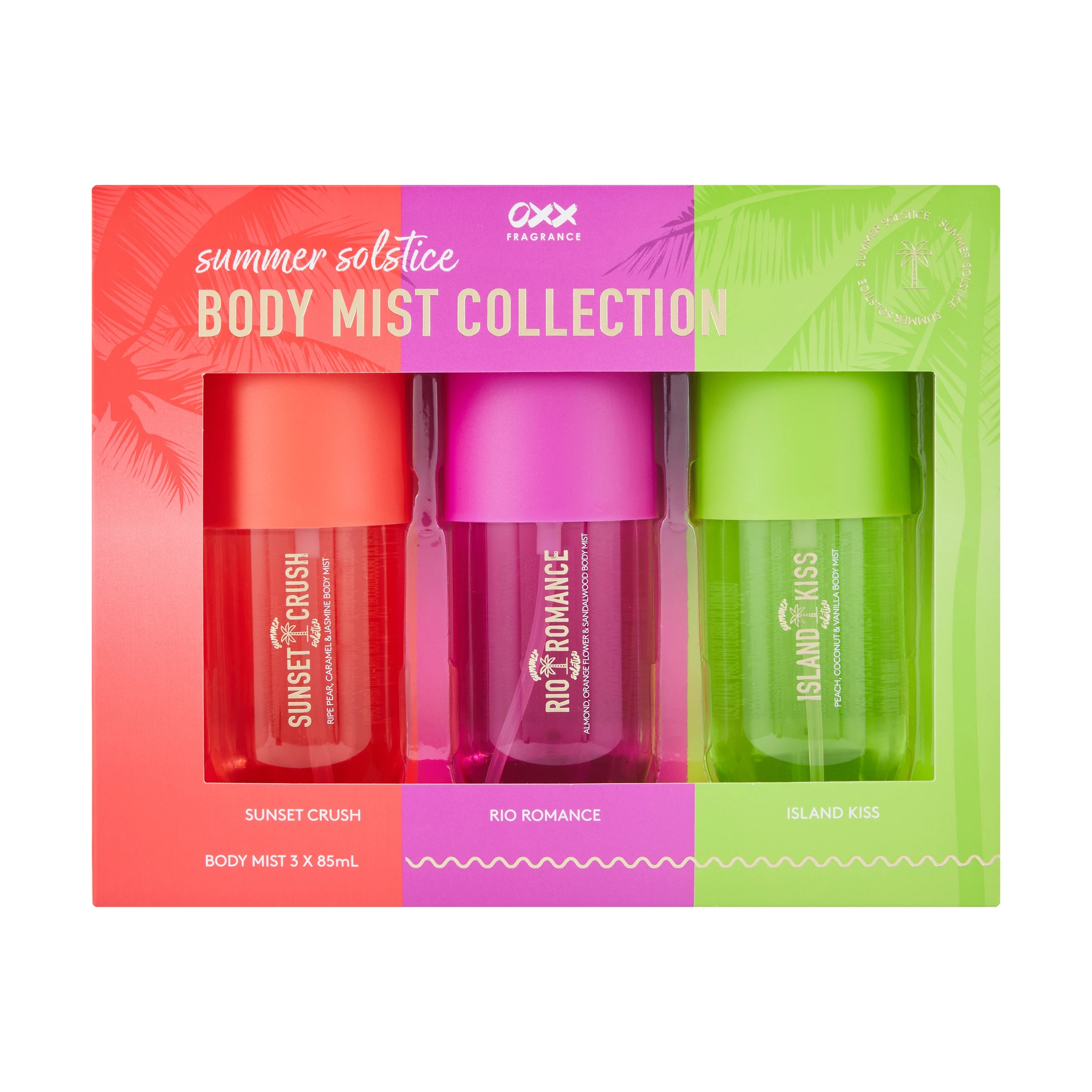 1 OXX Fragrance Summer Solstice Body Mist Collection, 1 of 6