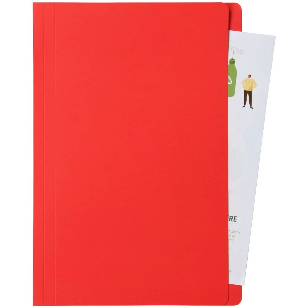 3 J.Burrows Manila Folder Foolscap Red, 3 of 3