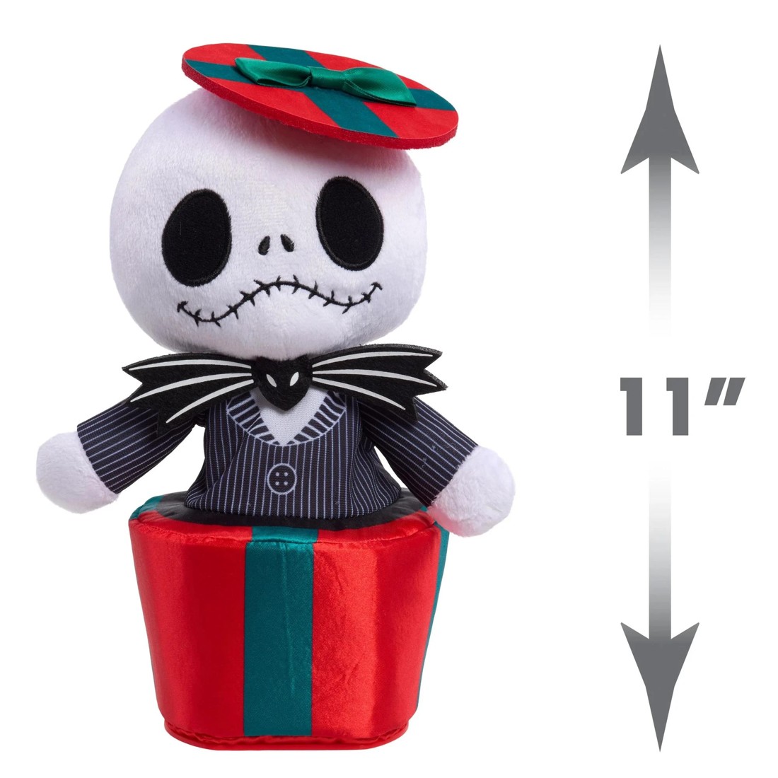 3 Night Before Christmas Poppin Present Jack Feature Plush Toy - Red, 3 of 4