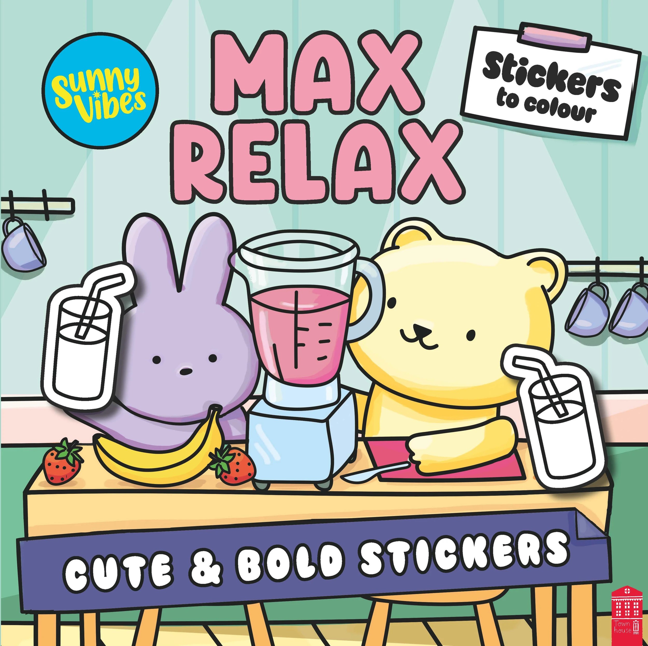 1 Sunny Vibes Max Relax Sticker Book
