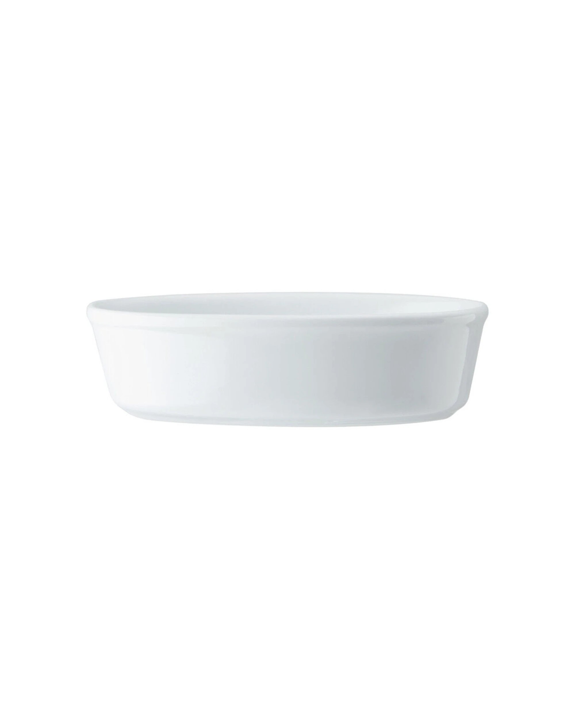 2 Mikasa Chalk Kitchen Porcelain Oval Pie Dish 18cm Durable High-Quality 2PK - White, 2 of 5