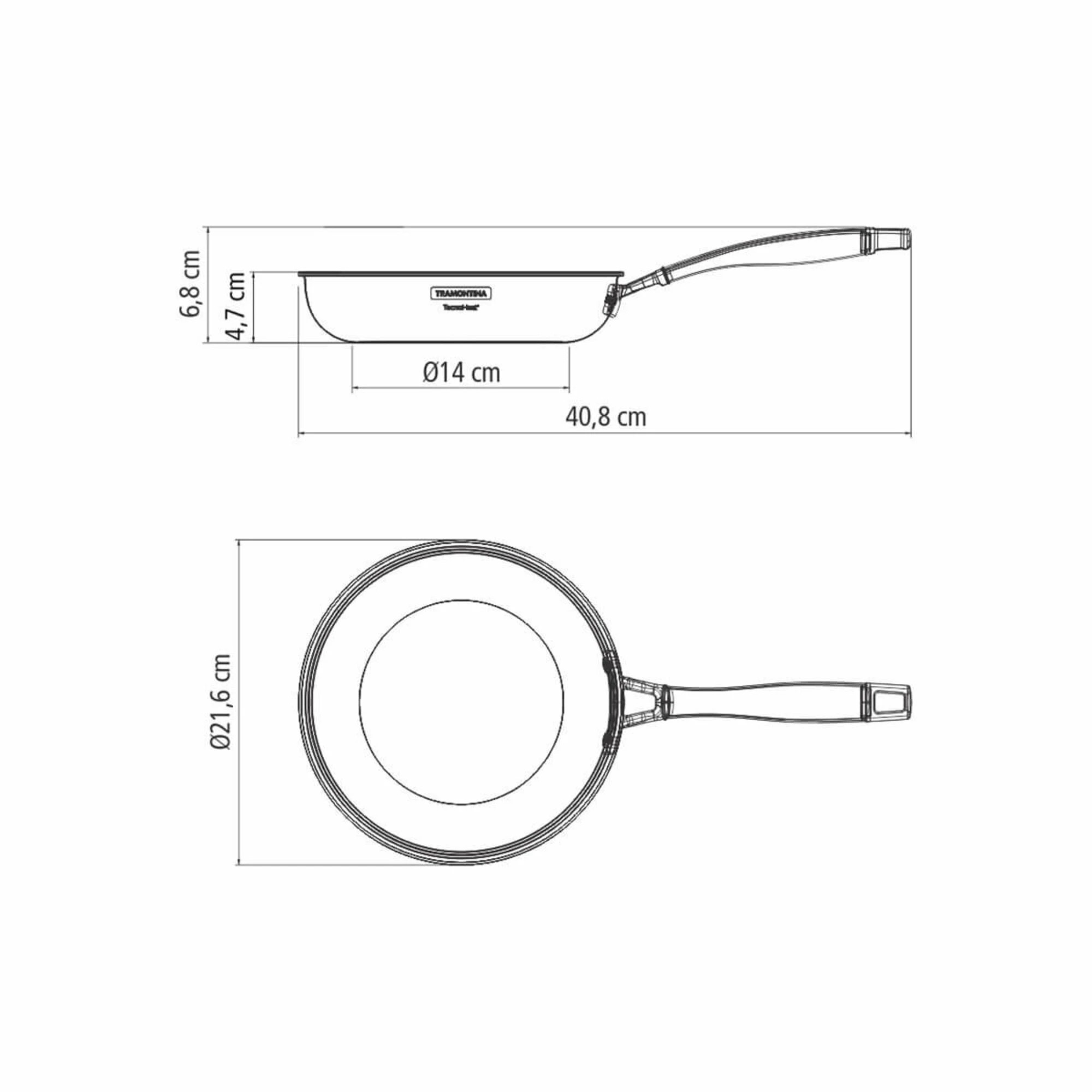 5 Tramontina Grano 20cm Tri-Ply Clad Stainless Steel Frying Pan, 5 of 5