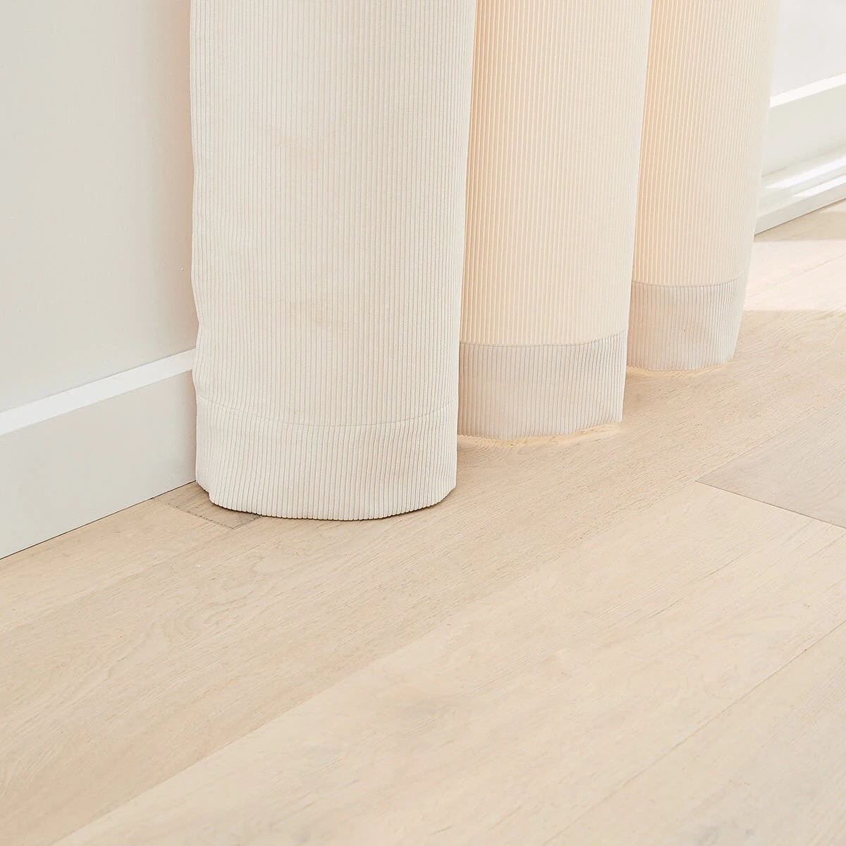 4 Corduroy Curtain - Beige - 140cm x 221cm, 4 of 5