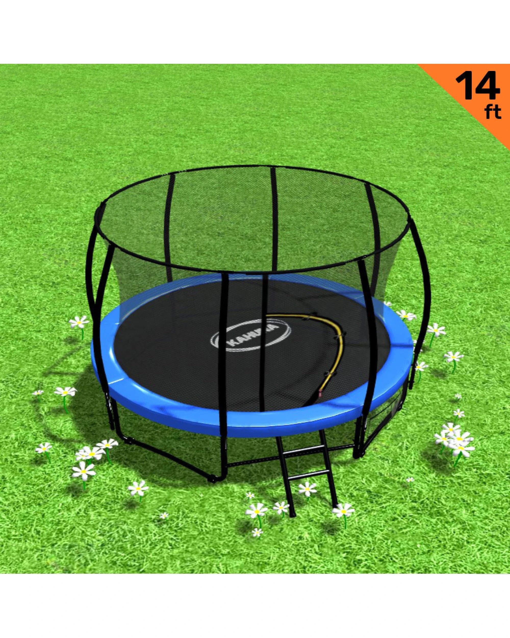 2 Kahuna 14 Ft Trampoline - Blue, 2 of 5
