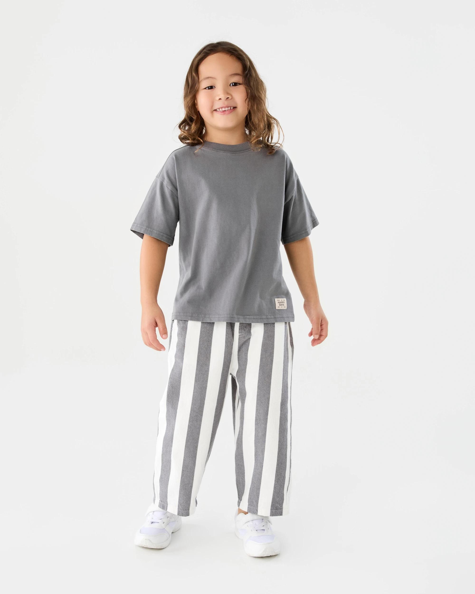 6 Oversized Washed T-shirt Gry Castle, 6 of 7