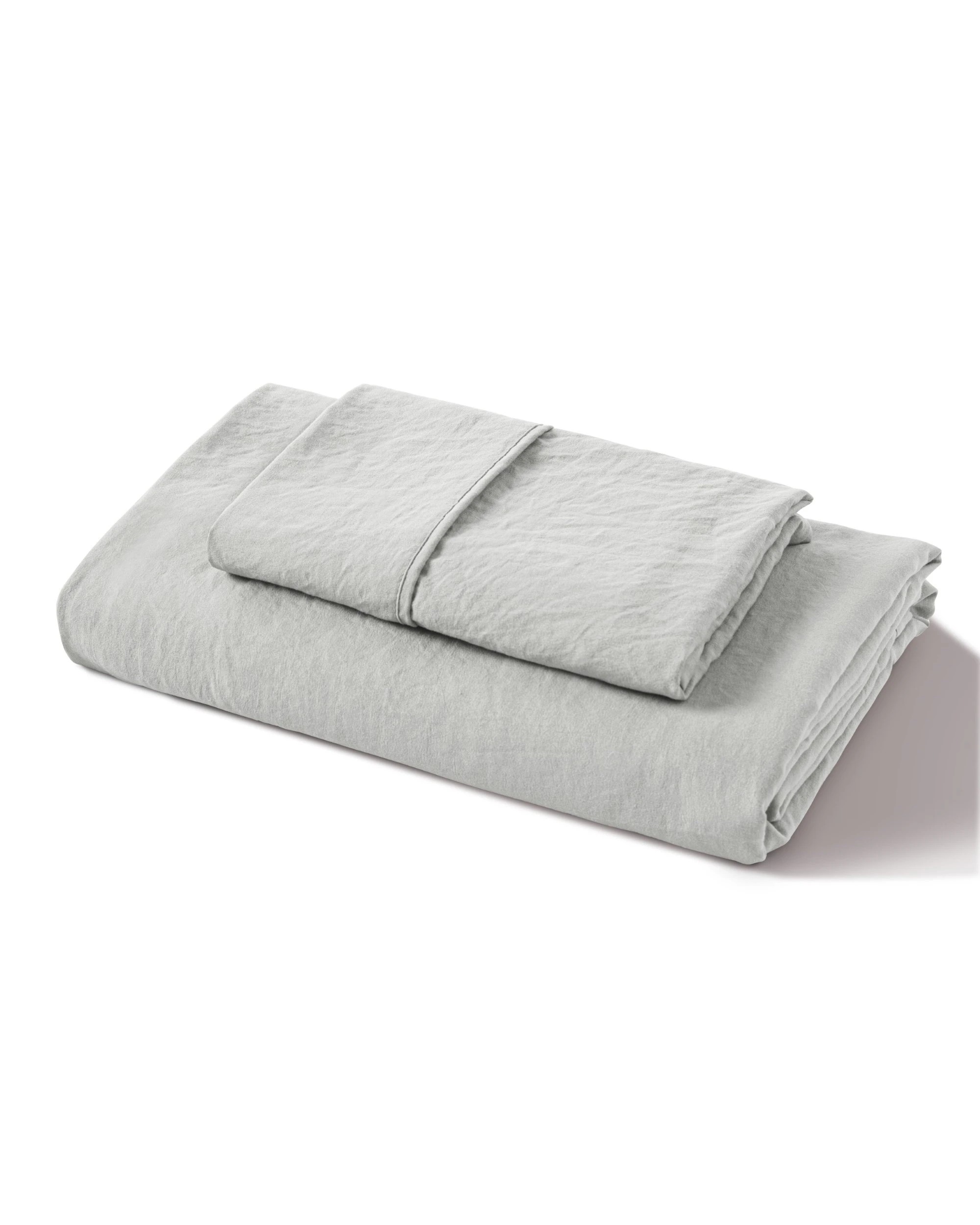 8 Dreamaker Superfine Washed Microfibre Combo Fitted Sheet Set - Single Bed - Dove Grey, 8 of 8
