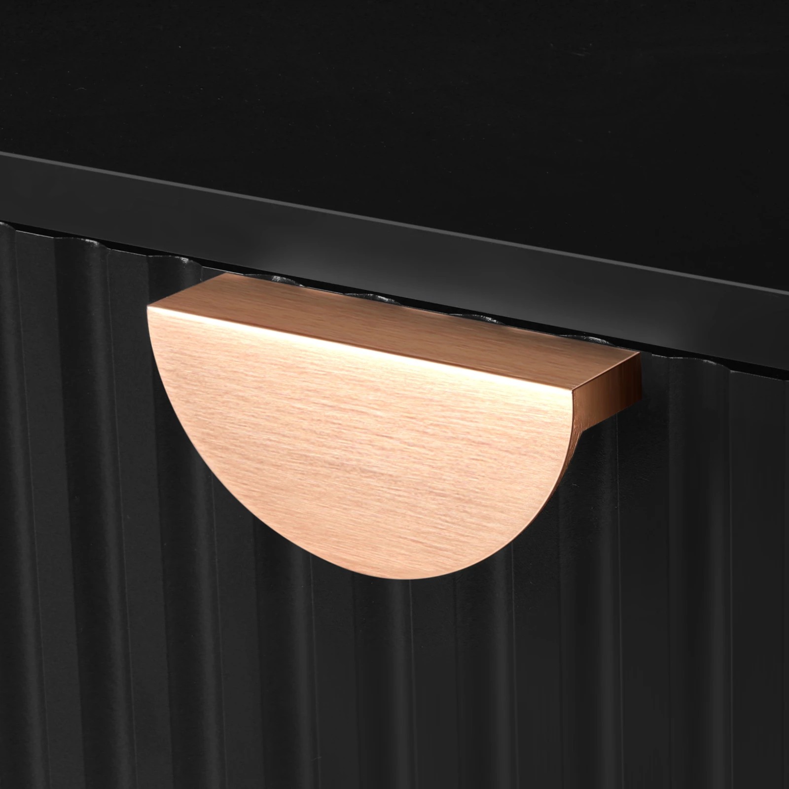 6 Alfordson Bedside Table 1 Drawer Side Storage Shelf Nightstand - Black, 6 of 10