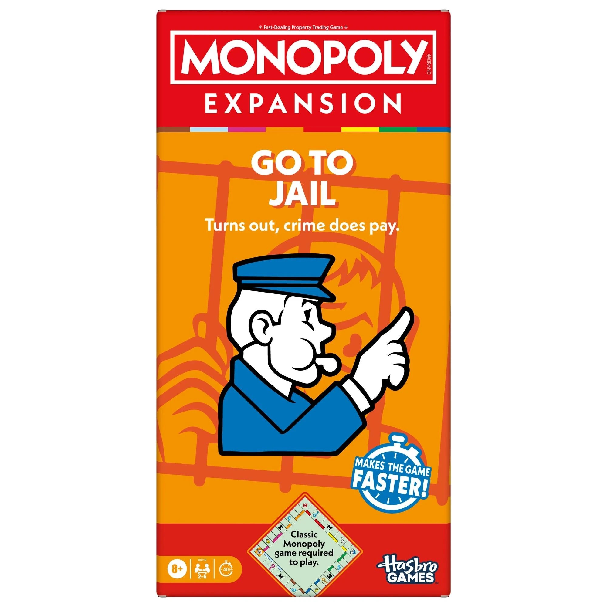 1 Monopoly Go To Jail Game
 - Multi, 1 of 4