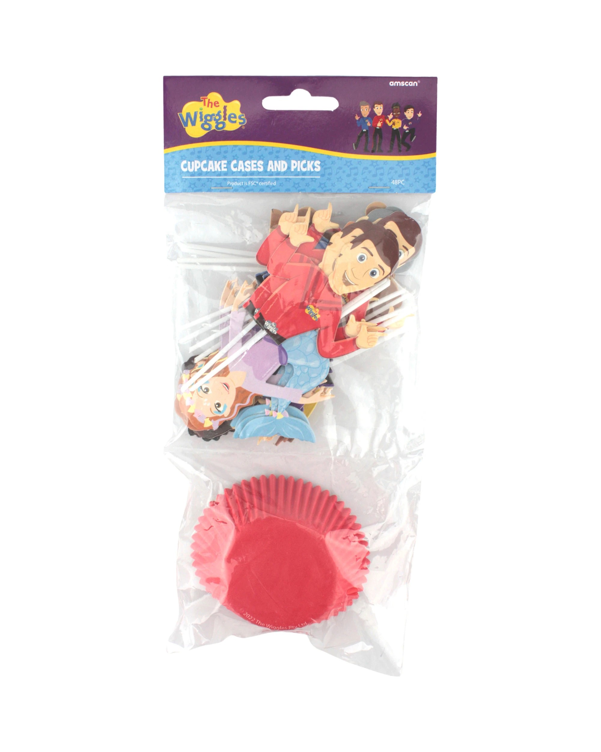 2 Amscan The Wiggles Party Cupcake Decorating Kit Set of 24, 2 of 2