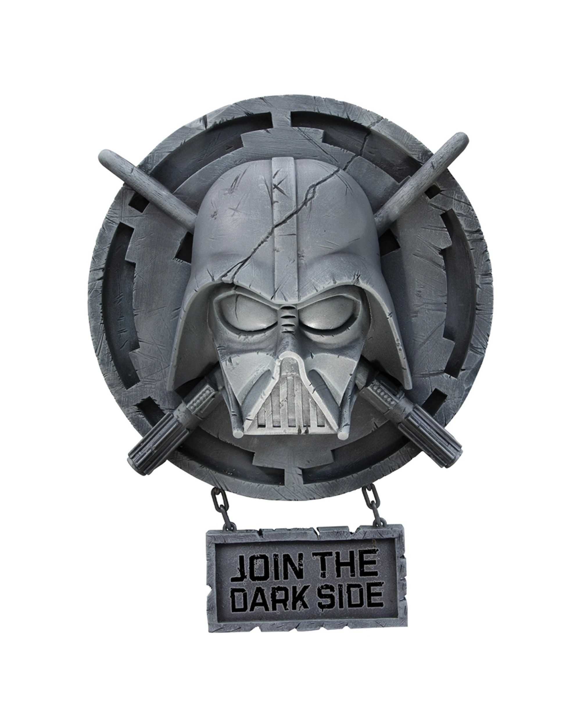 1 Star Wars Darth Vader Kids Room Wall Decorative Hanging Display - Grey, 1 of 1