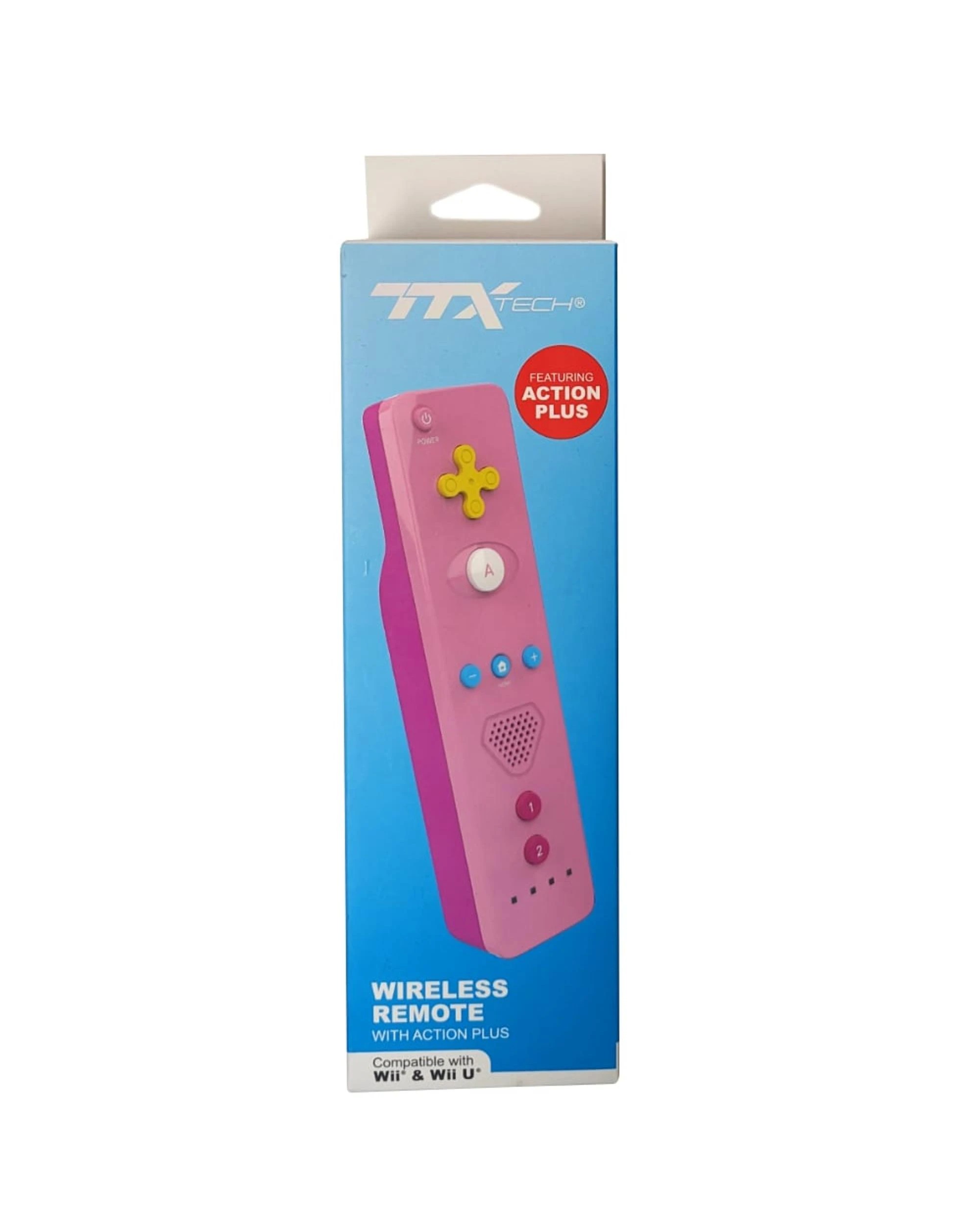 1 TTX Tech Wireless Pink Remote With Action Plus for Wii/Wii U, 1 of 1