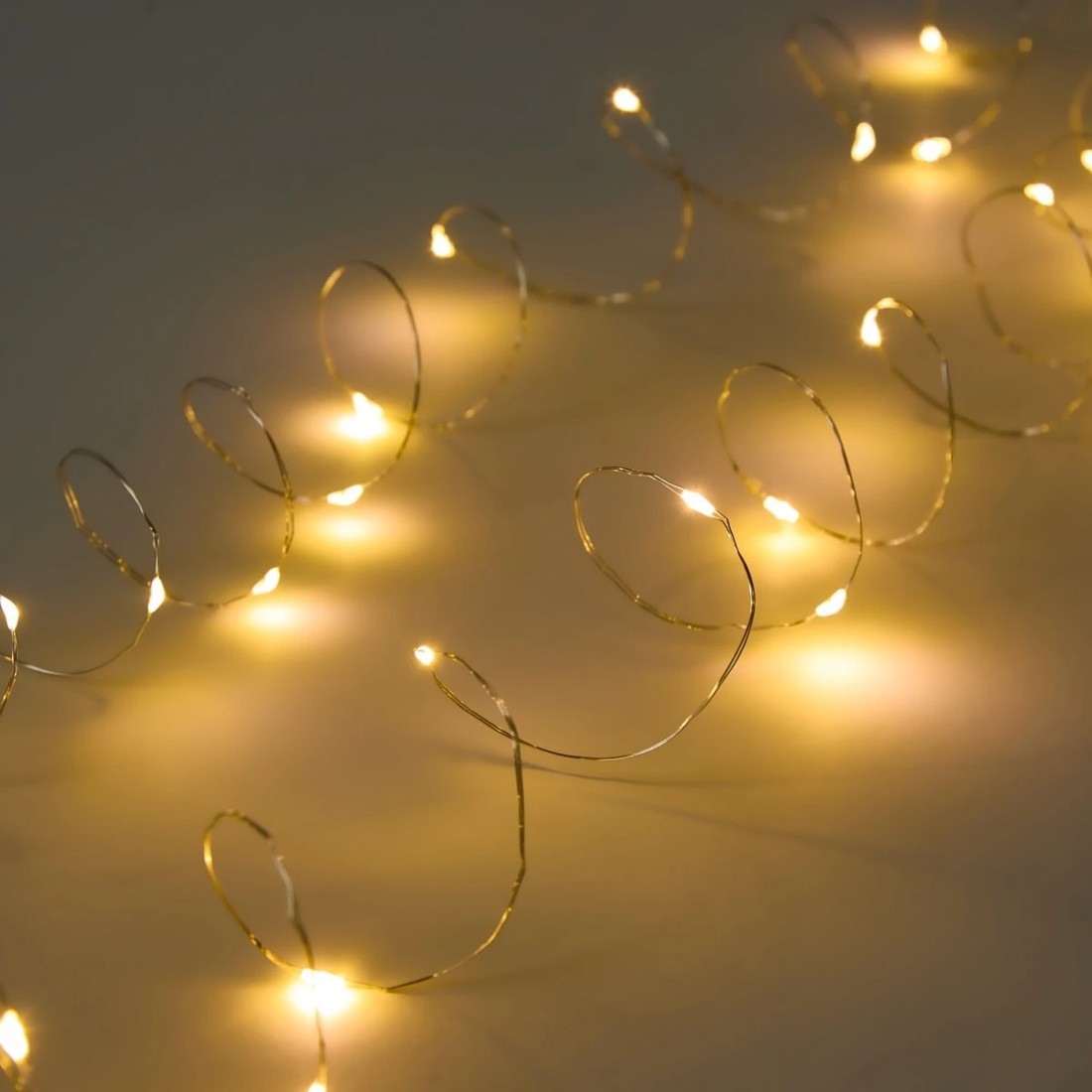 4 Silver Wire String Lights, 4 of 8