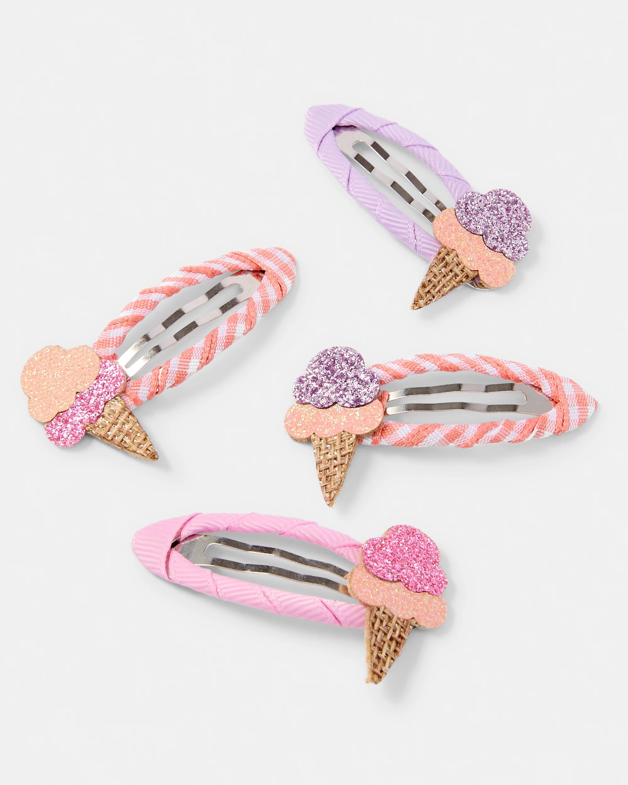 2 4 Pack Ice Cream Hair Clips, 2 of 3