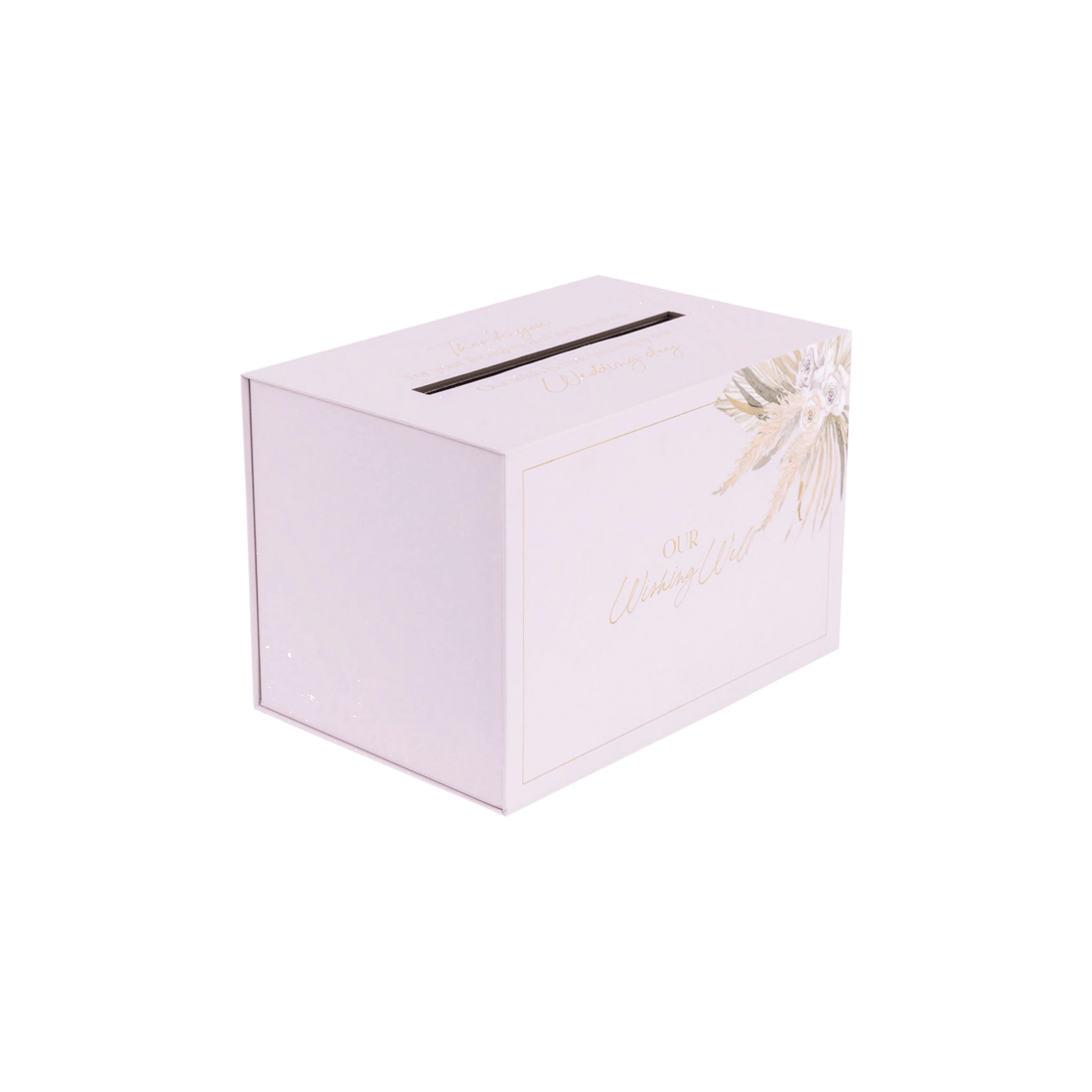 4 Splosh Floral Wedding/engagement Party Our Wishing Well Box W/ Slot 30x20cm
 - Pink, 4 of 9