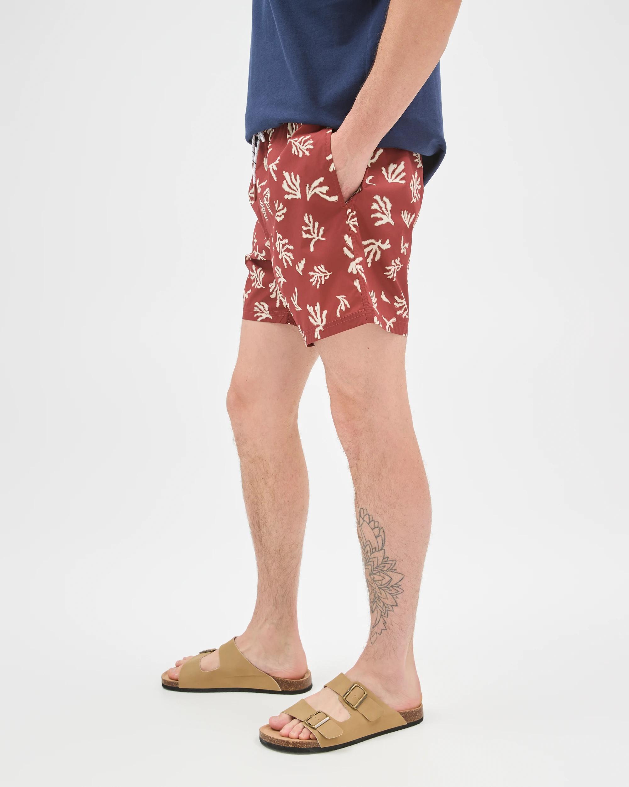 5 Target Man Swim Volley Shorts HENNA, 5 of 6