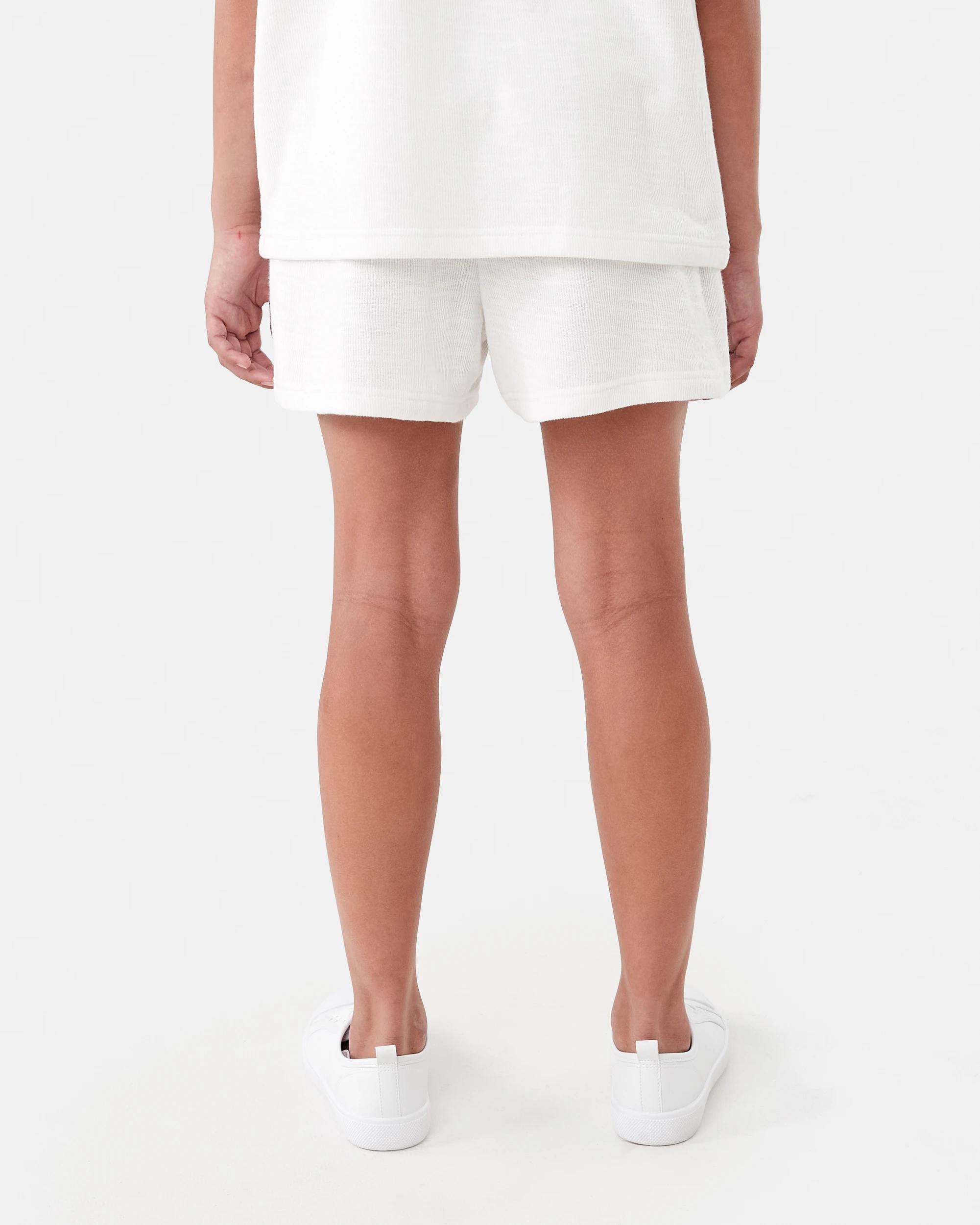 2 Textured Knit Shorts Snw White, 2 of 6