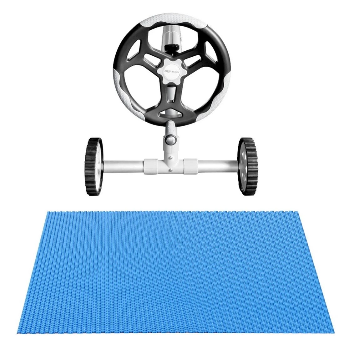 3 Aqua Buddy Pool Cover 600 Micron Heat Solar Blanket 9.5x5m w/ 5.55m Roller - Multi, 3 of 6