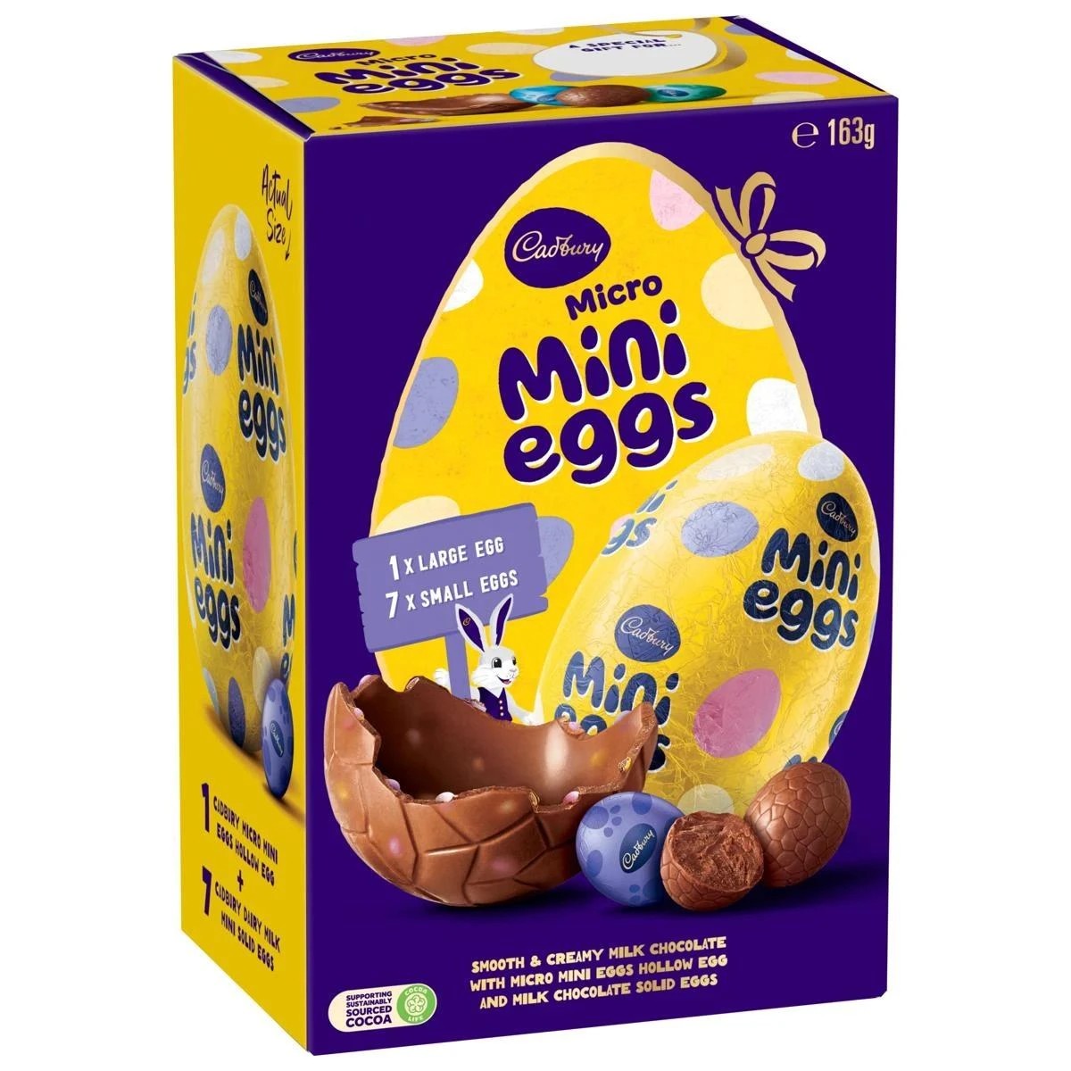 2 Cadbury Micro Mini Eggs Easter Gift Box 163g, 2 of 6