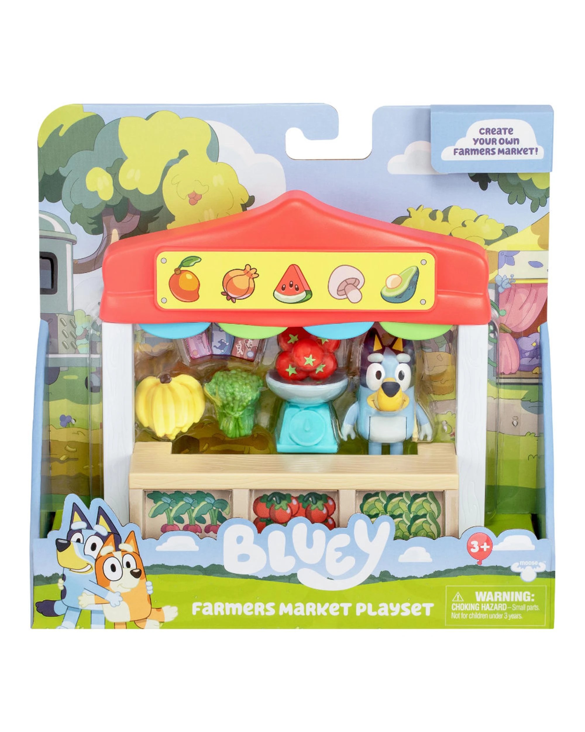 1 Bluey Mini Figure Playset Series 10 Farmers Market, 1 of 10