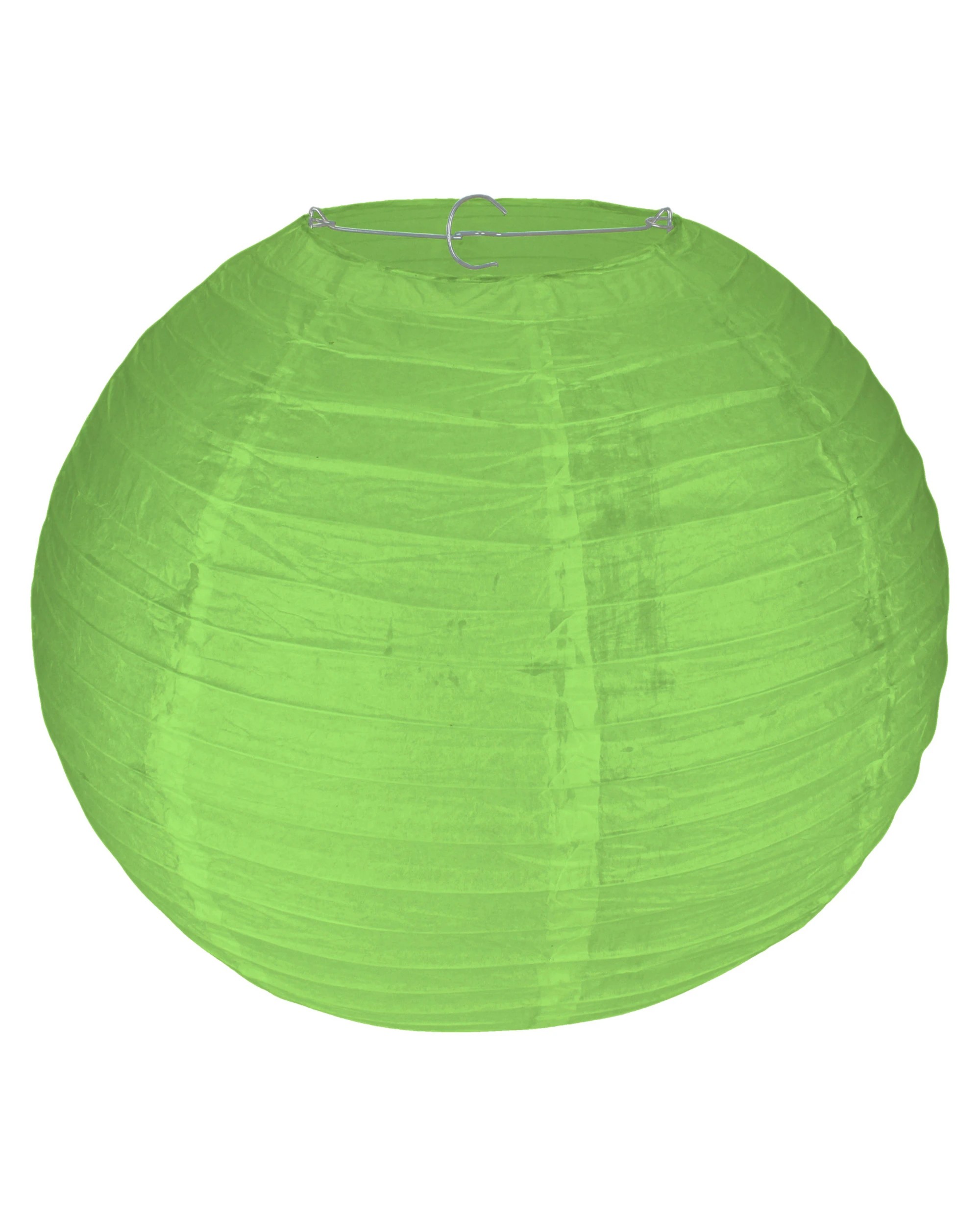 1 Partyrama Round Paper Lantern 35cm - Green, 1 of 1
