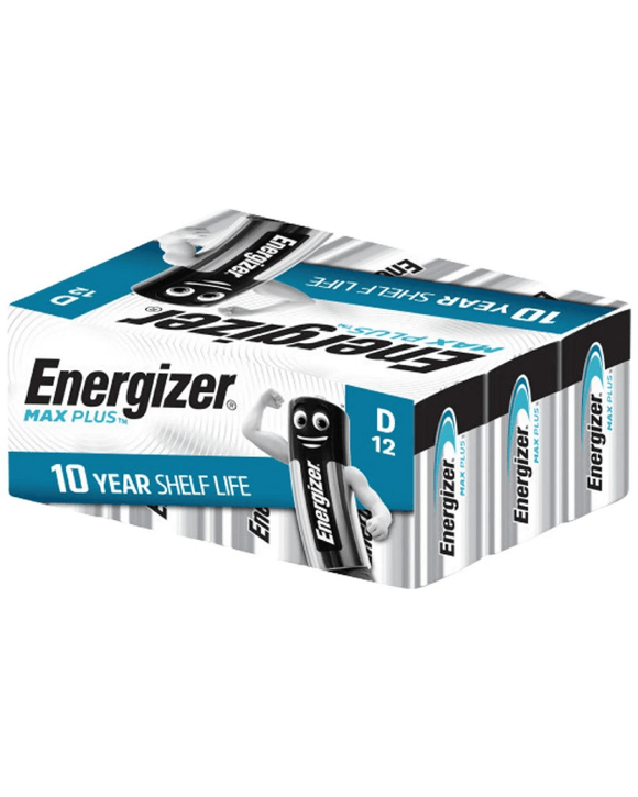 Energizer Max Plus Performance D Batteries 12 Pack
