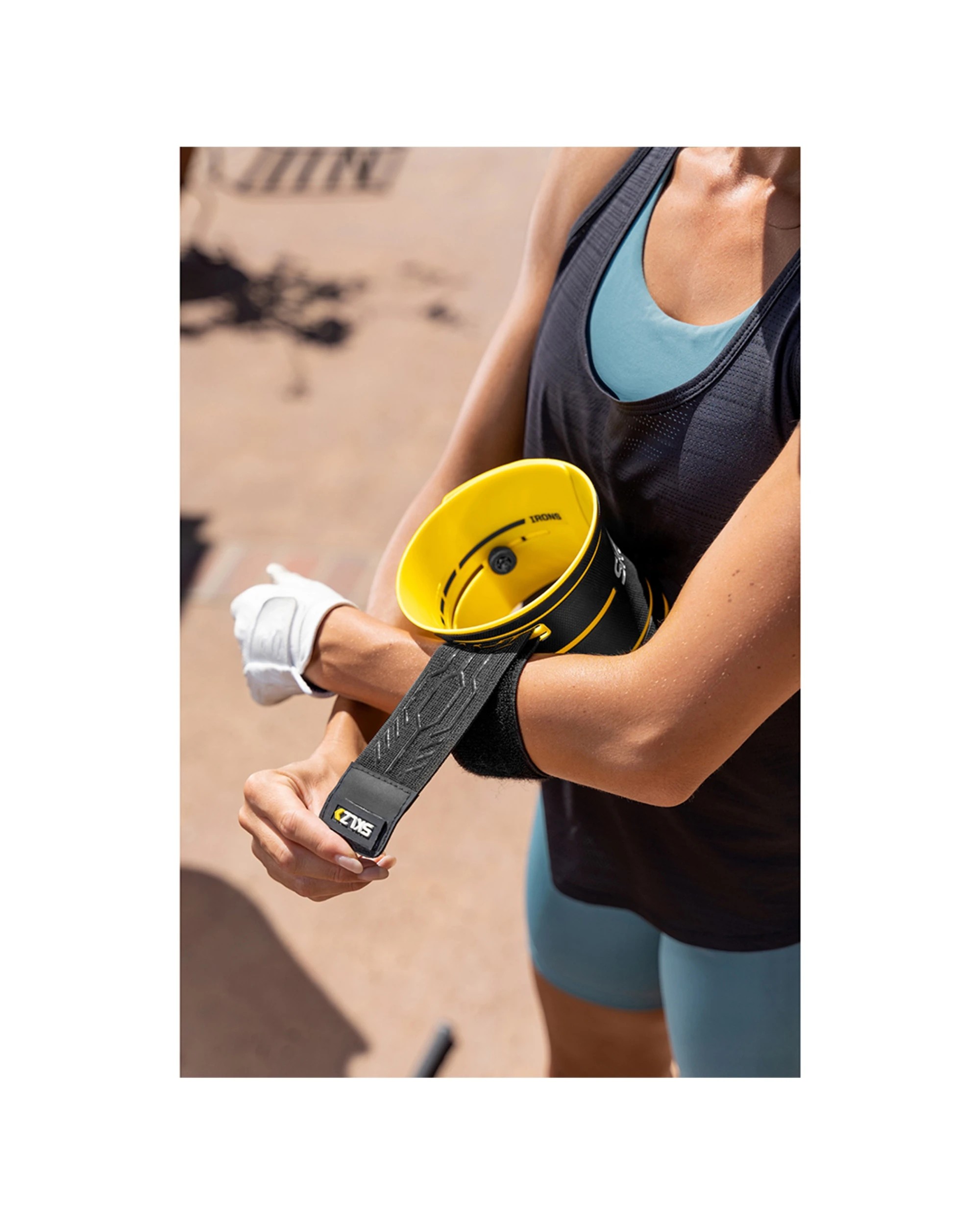 8 Sklz Shallow Shot Golfer Body Arm Sync Device Training Alignment Guide - Yellow, 8 of 8
