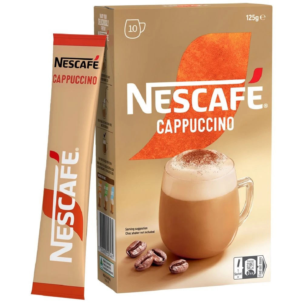 4 Nescafe Cappuccino Sachet 10 Pack, 4 of 5
