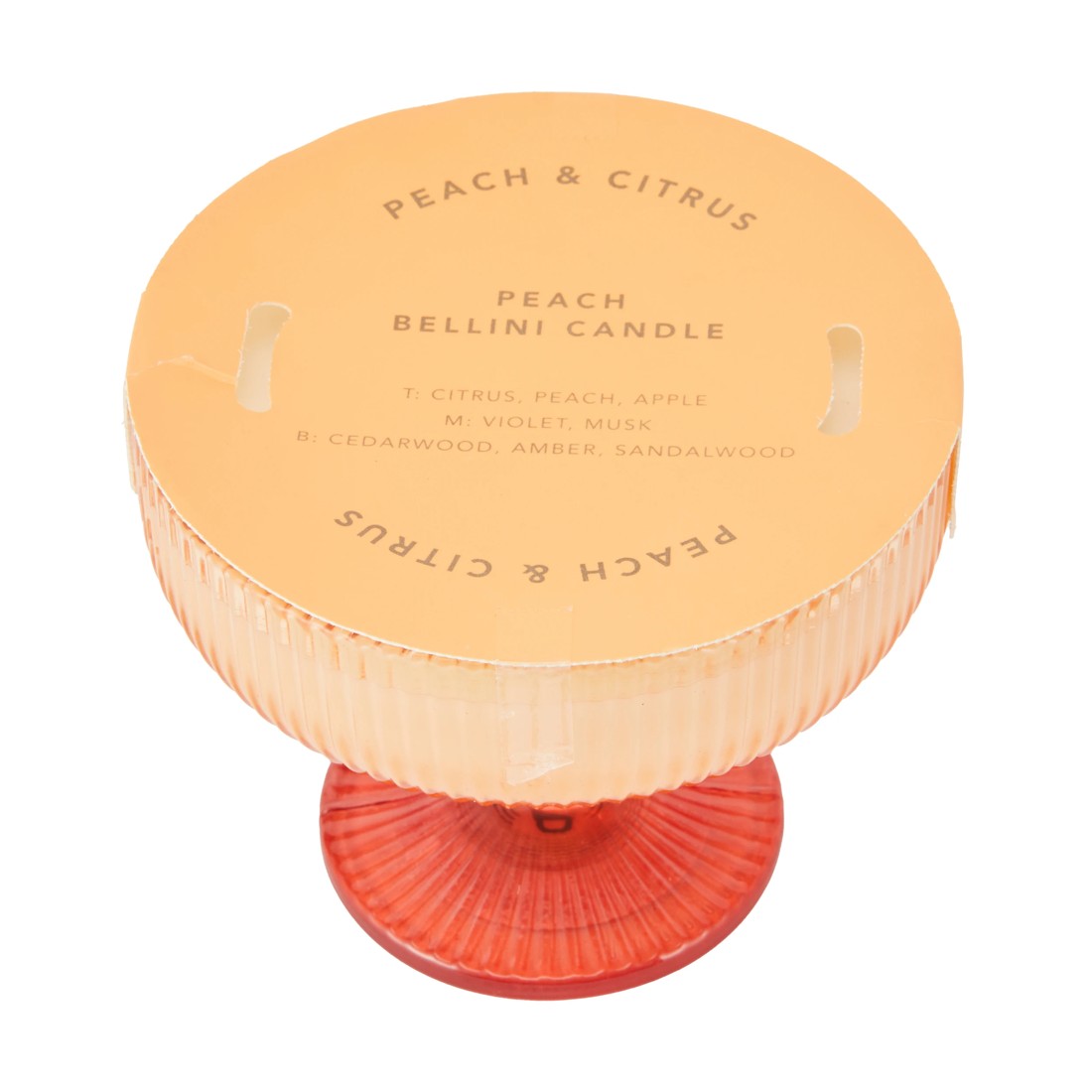 4 Peach Bellini Candle, 4 of 4