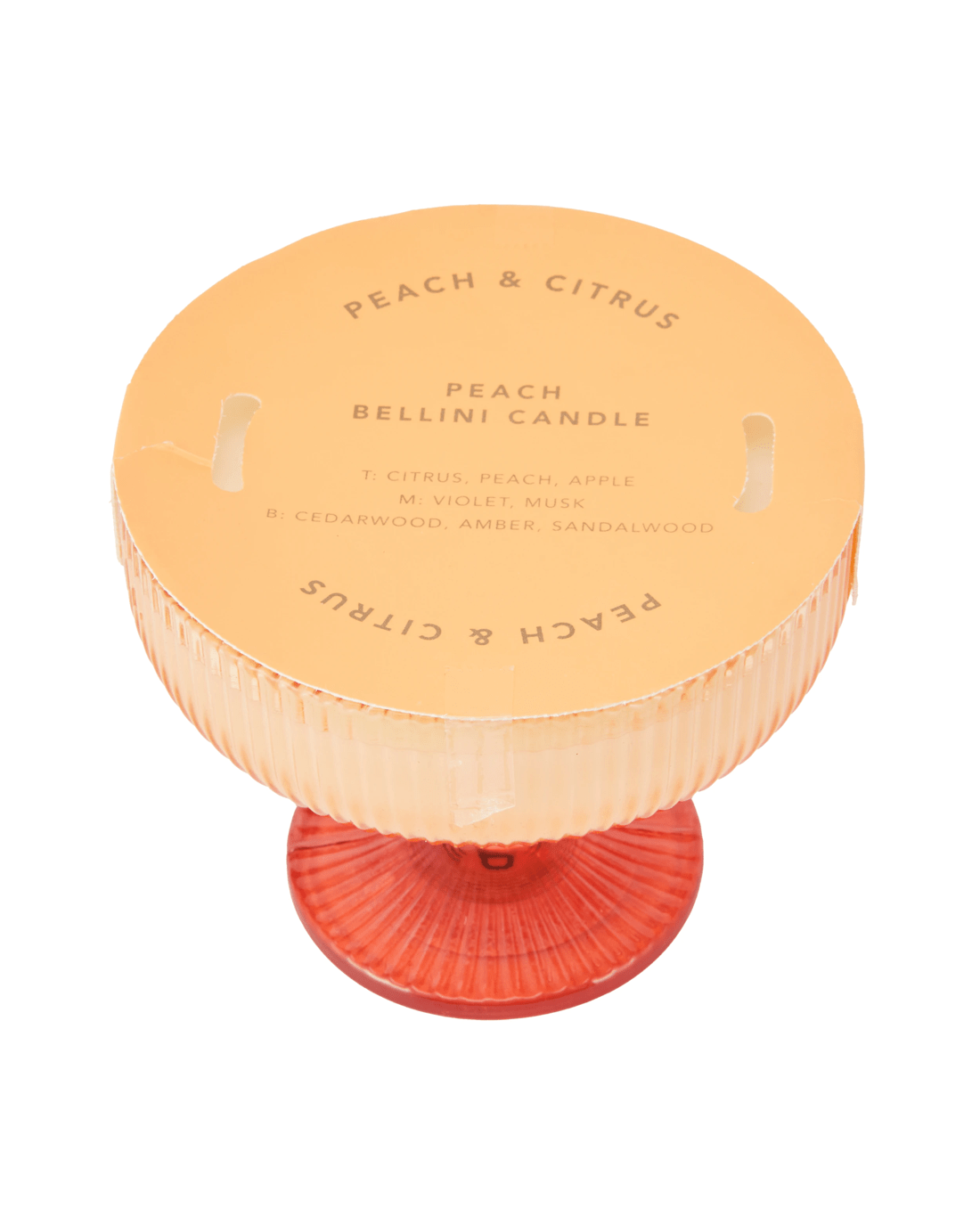 4 Peach Bellini Candle, 4 of 4