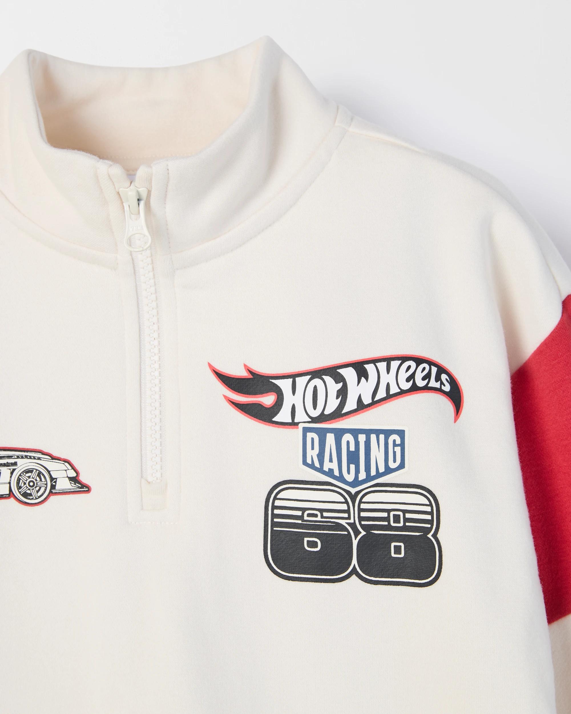 2 Hot Wheels Australian Cotton Blend Sweat Top and Shorts Set HOT WHEELS, 2 of 3