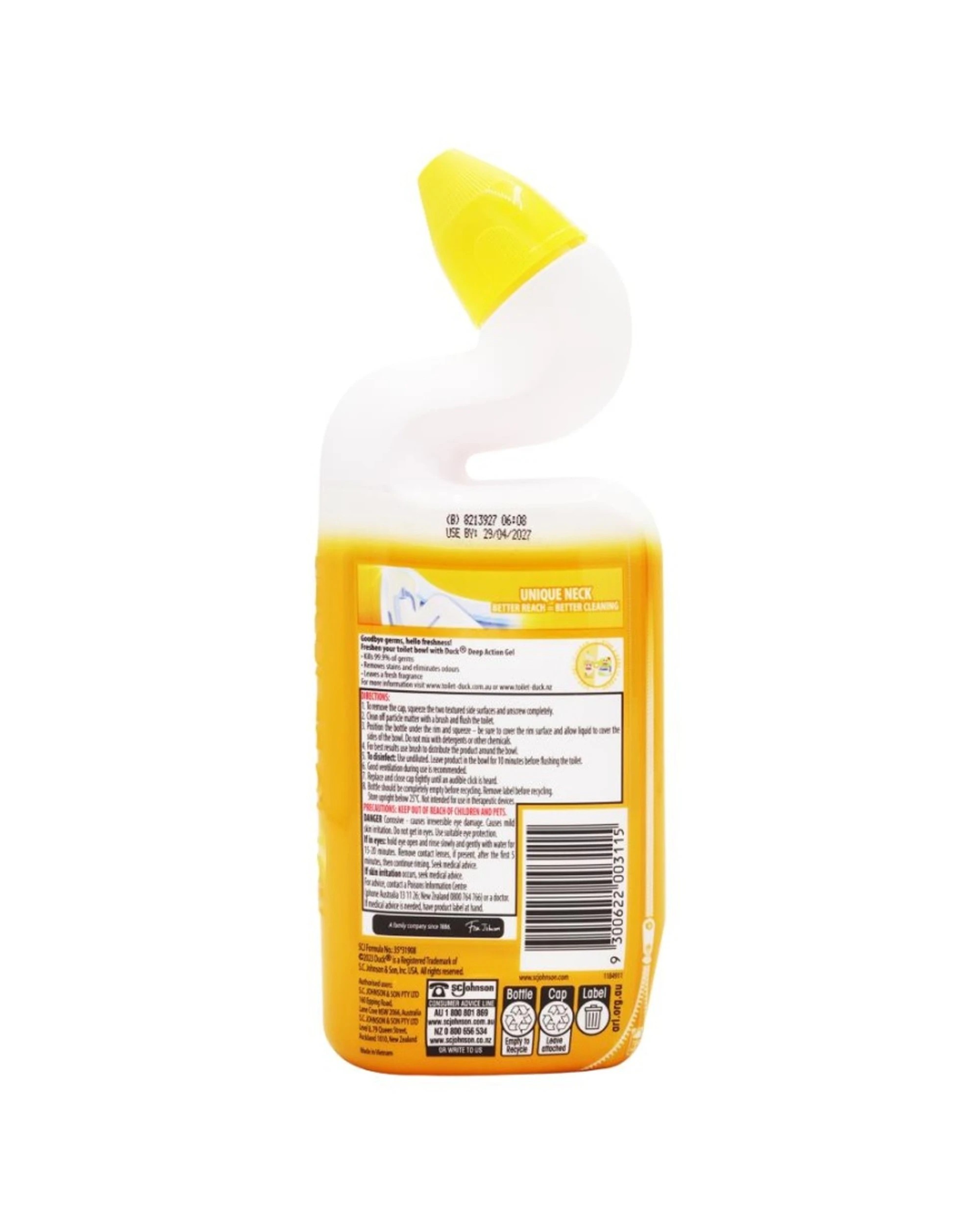 3 Duck 6PK Deep Action Gel Household Grade Disinfectant Citrus Cleaning 500mL - Multi, 3 of 3