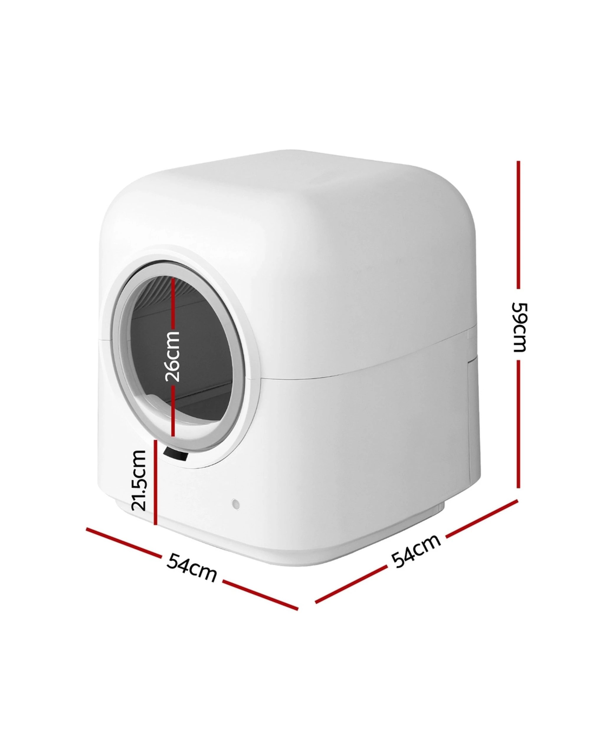 2 i.Pet Automatic Cat Litter Box Smart Self-Cleaning Large Kitty Toilet App Control - White, 2 of 6