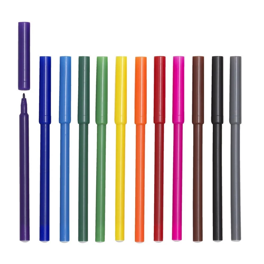 2 Texta Nylorite Coloured Markers Assorted 12 Pack, 2 of 4