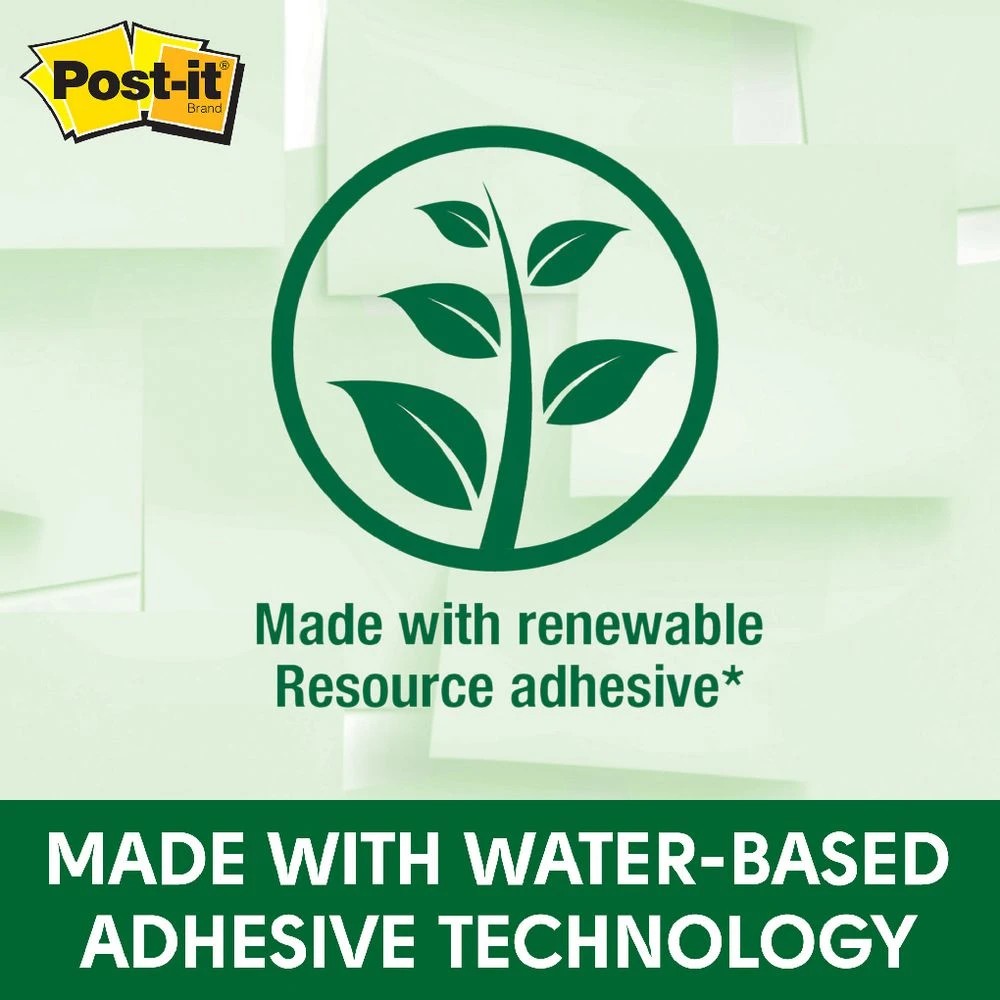 3 Post-it Recycled Notes 76x76mm Yellow 16 Pack, 3 of 7