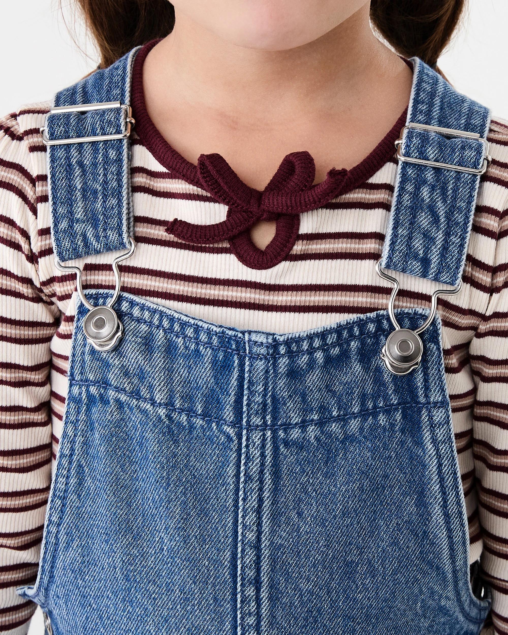 4 Pinafore Dress Set Dnm Bows, 4 of 8