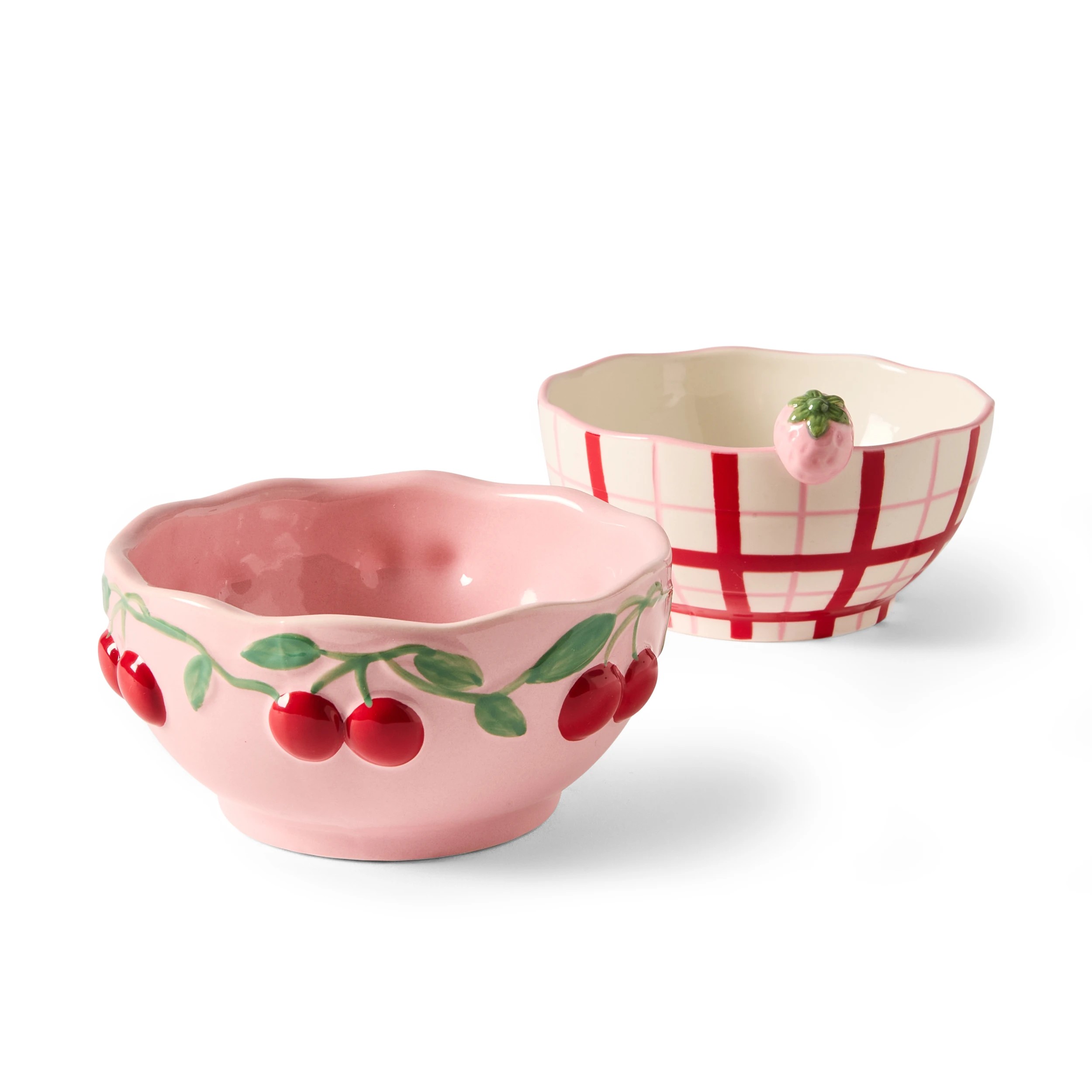 1 Set of 2 Fruit Bowls, 1 of 6