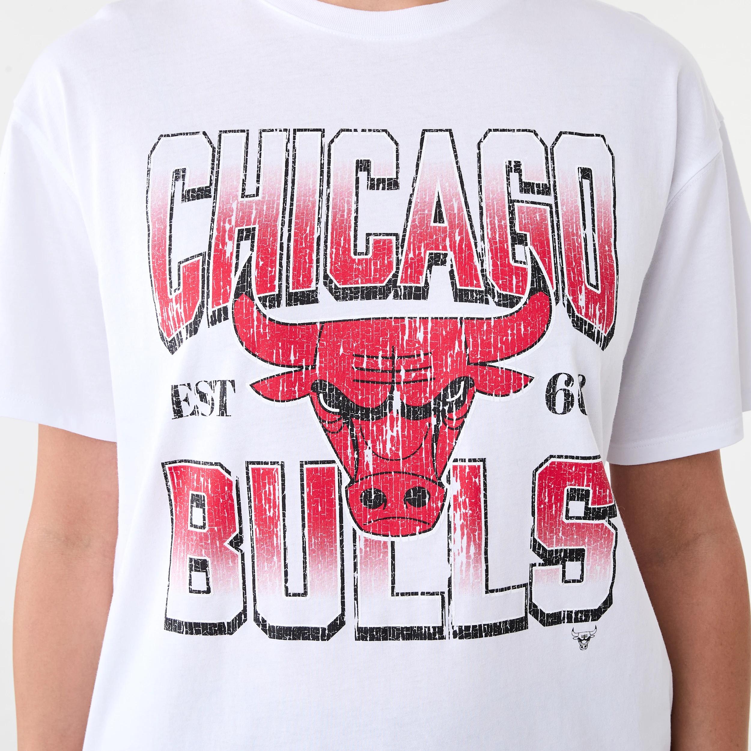 5 Official NBA Lounge T-shirt WHITE BULLS, 5 of 10
