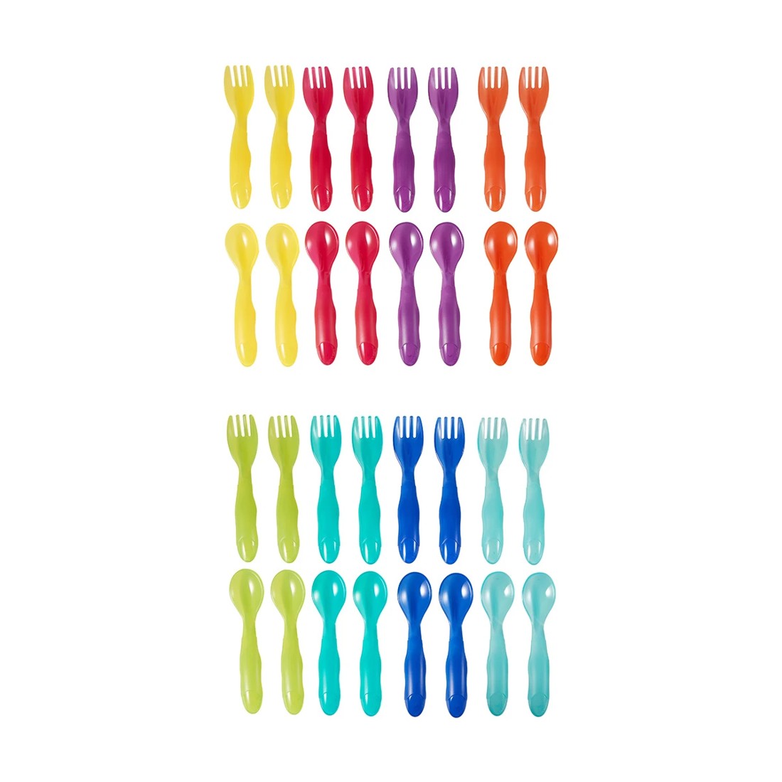 10 16 Piece Toddler Flatware Set - Assorted, 10 of 10