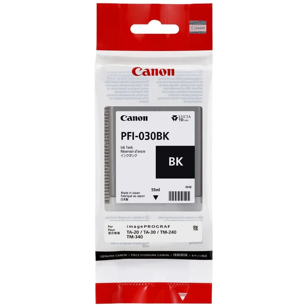 2 Canon PFI-030 Ink Cartridge 55mL Black, 2 of 2